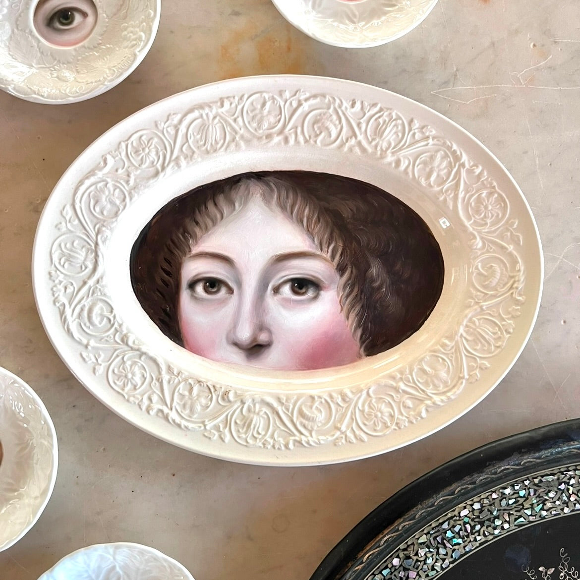 No. 2746 "Araminta Knew the Art of Being Alone" Portrait Platter