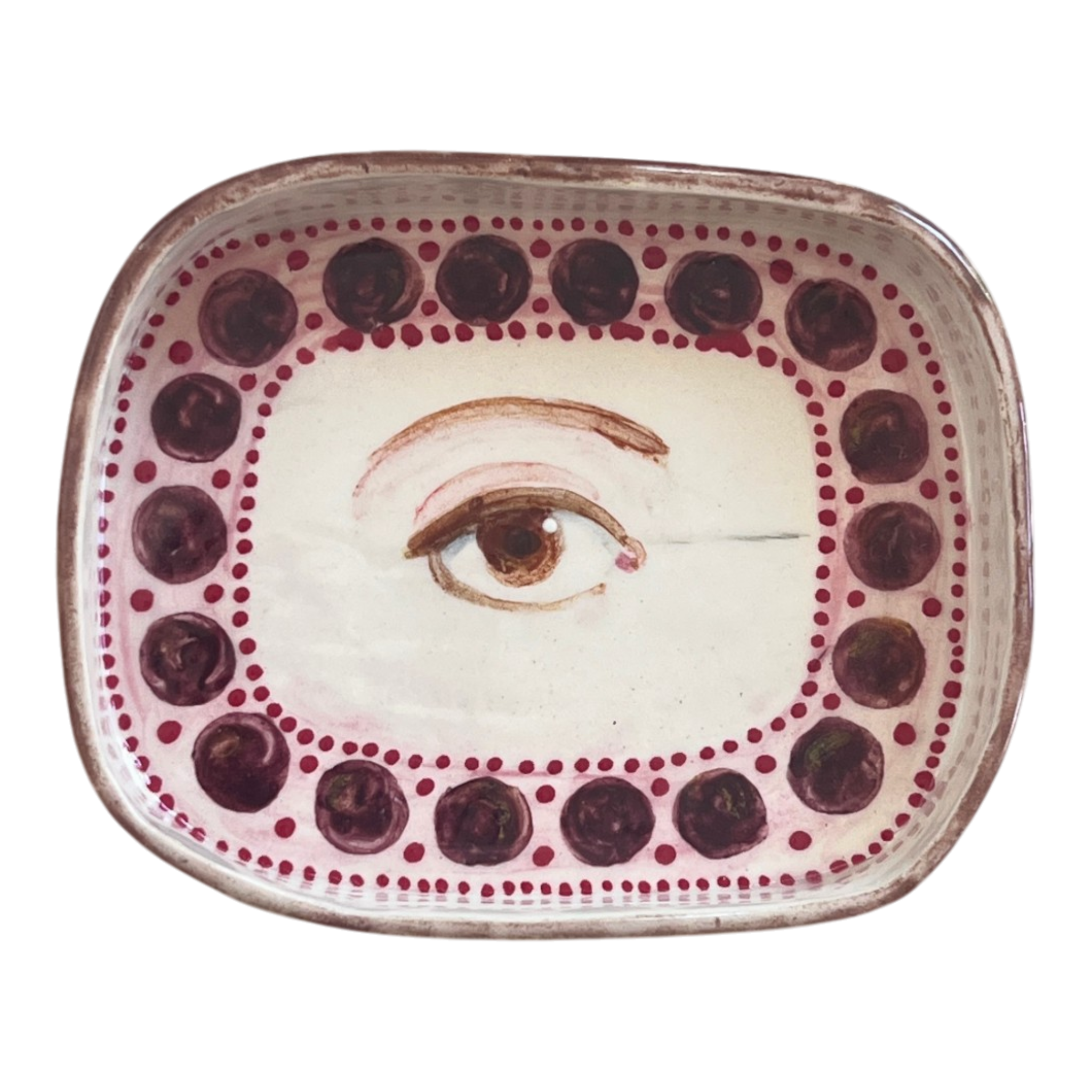 No. 206 Lover's Eye Vide-Poche - Garnets & Rubies (Seconds)