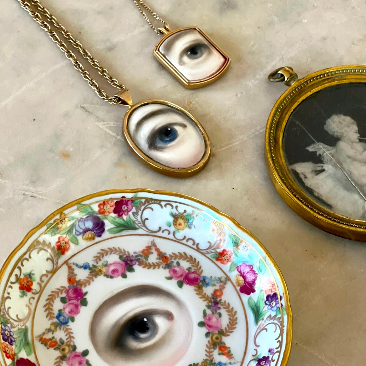 No. 2775 Lover's Eye Pendant Necklace