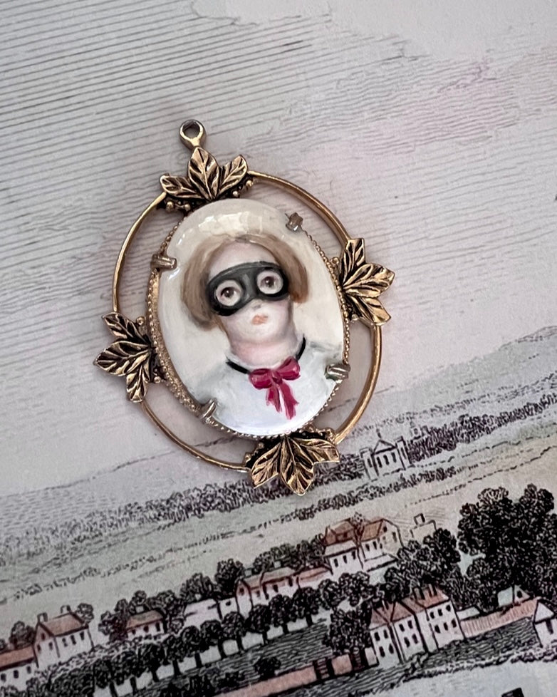 No. 2326 "Sophronia" Portrait Pendant
