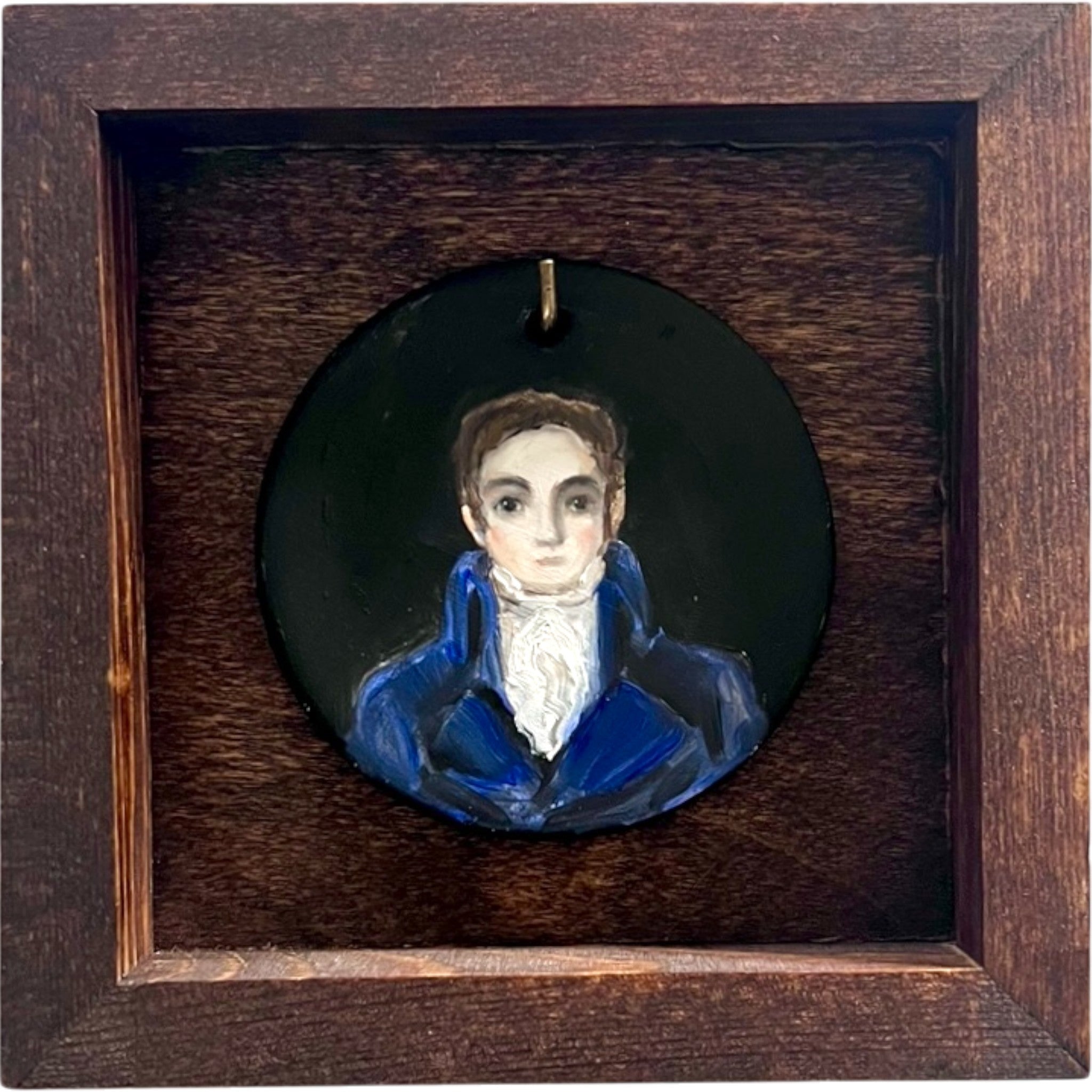 No. 2415 Made-to-Order Mr. Darcy Medallion Oil Painting
