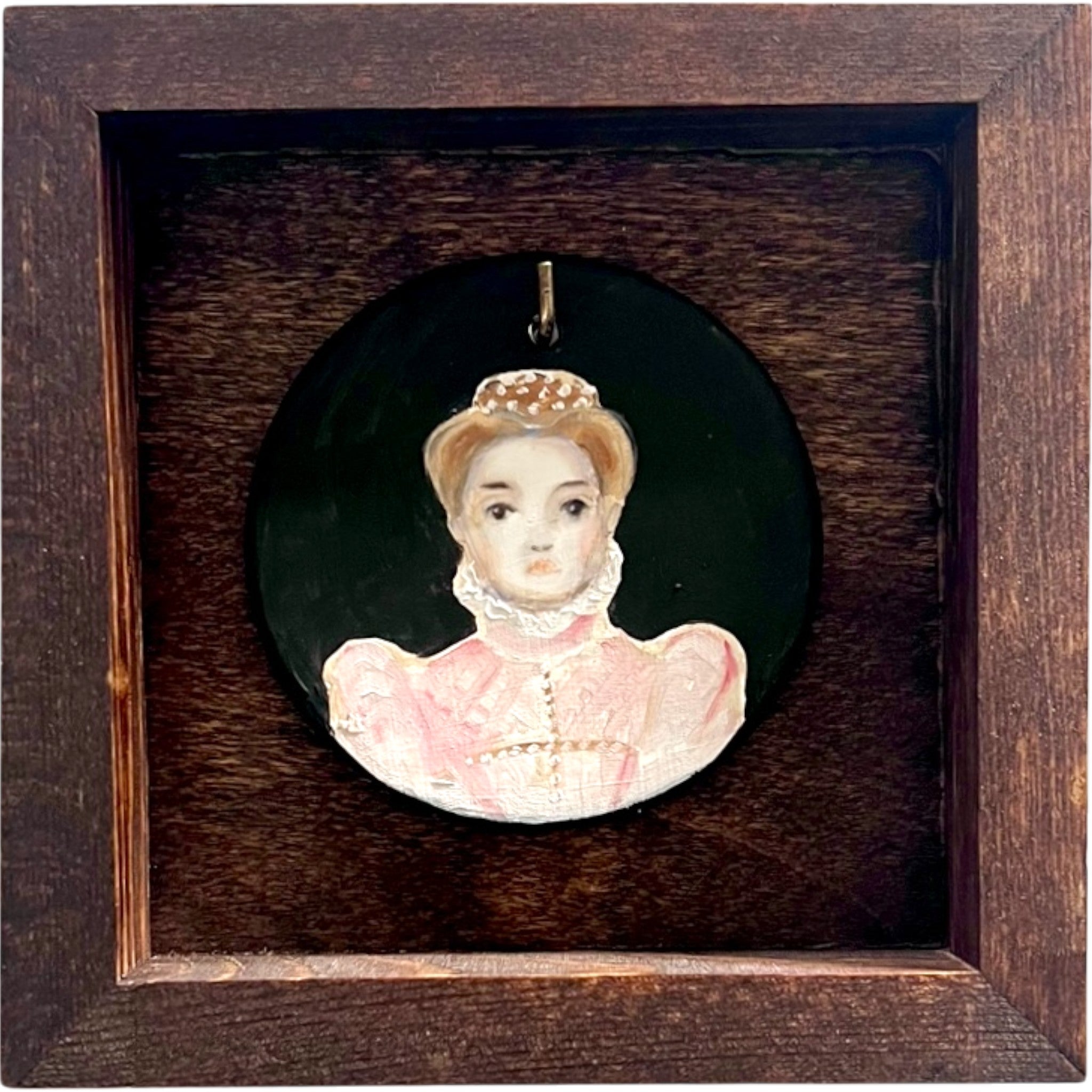 No. 2416 Made-to-Order La Princesse de Cleves Medallion Oil Painting