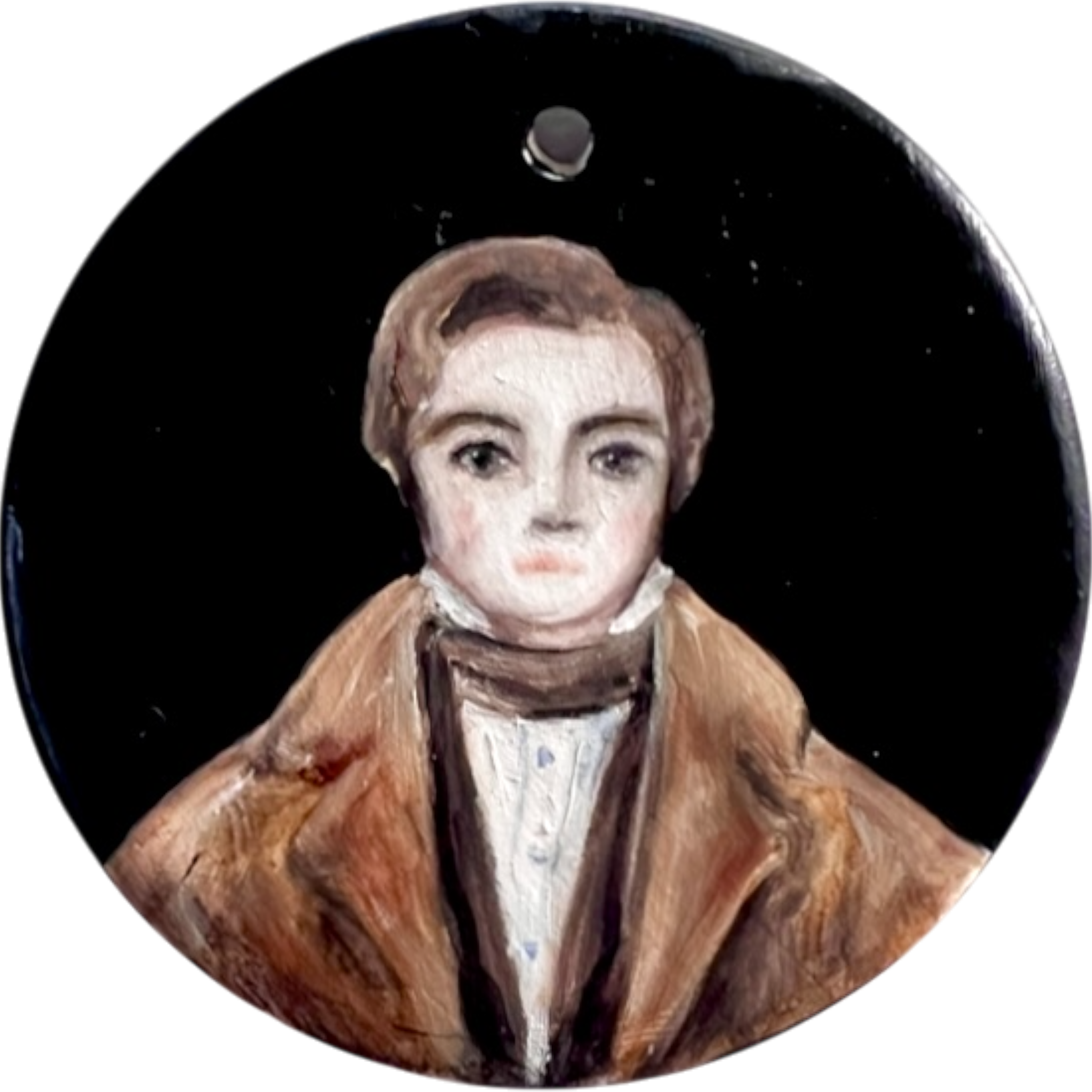 No. 2413 Made-to-Order Mr. Rochester Medallion Oil Painting