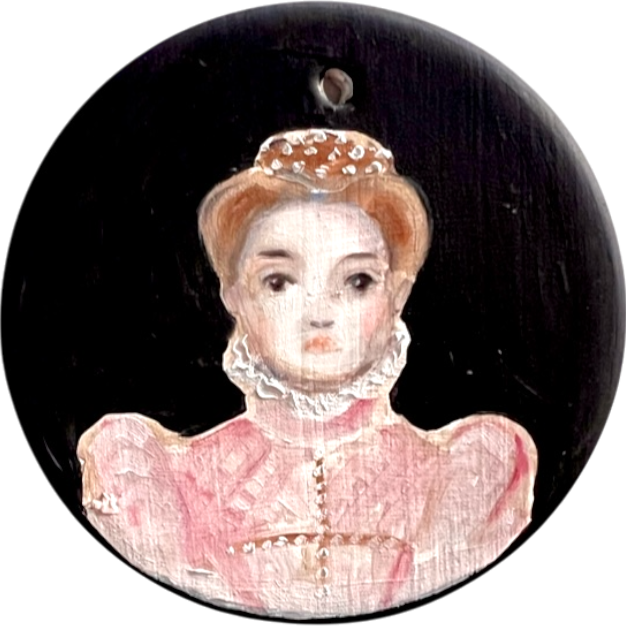 No. 2416 Made-to-Order La Princesse de Cleves Medallion Oil Painting