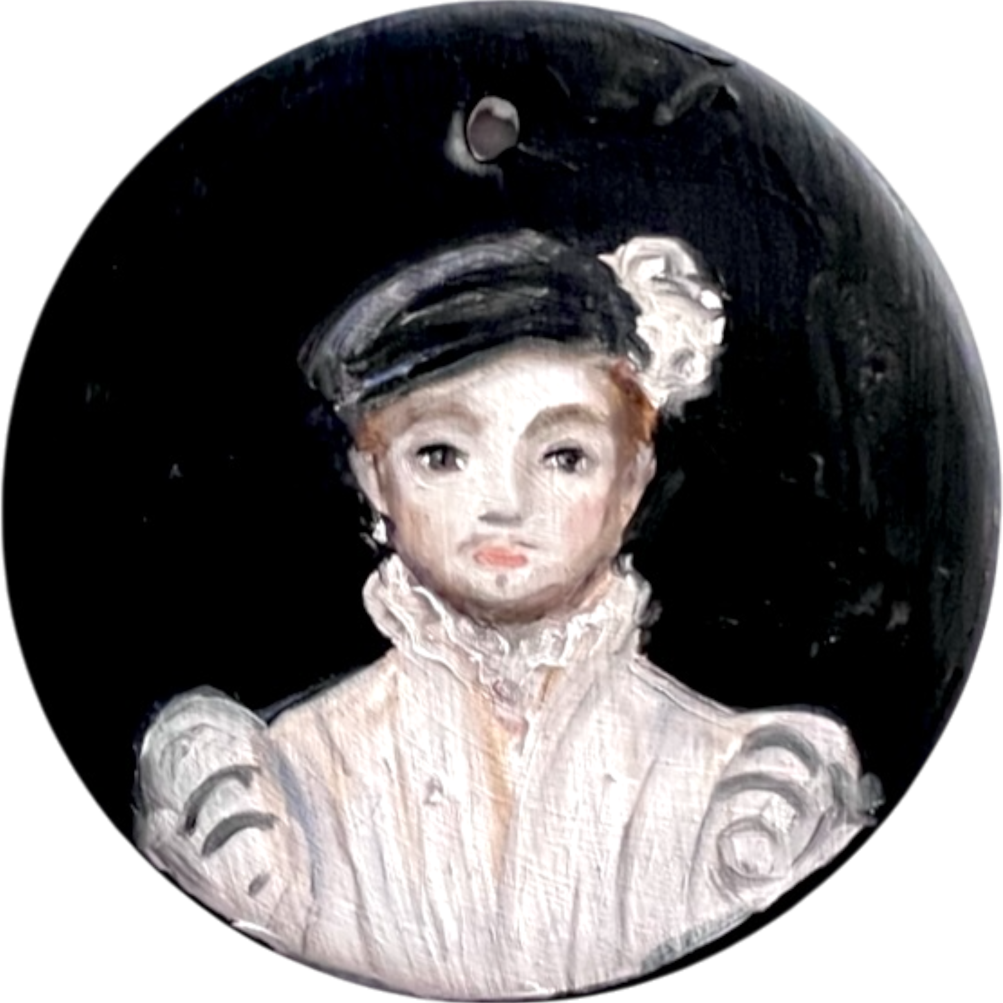 No. 2417 Made-to-Order Le Duc de Nemours Medallion Oil Painting