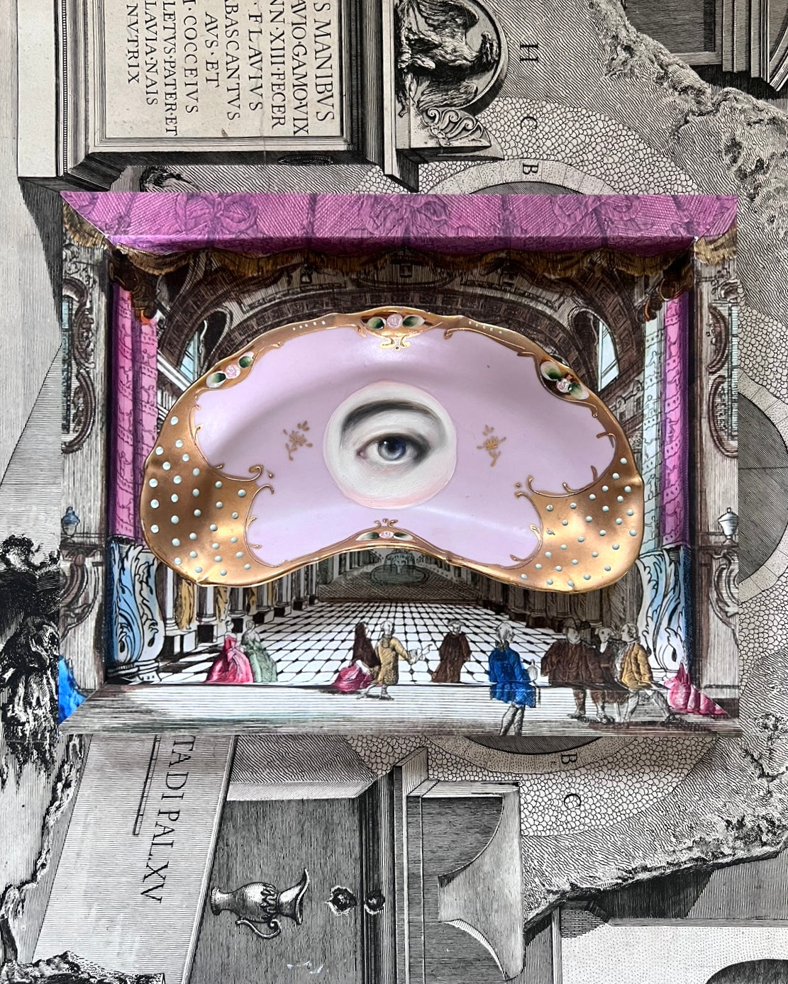 Frame No. 23 - Gallerie de Vaux Hall (10"x8" for plates up to 5.5"-7.5")