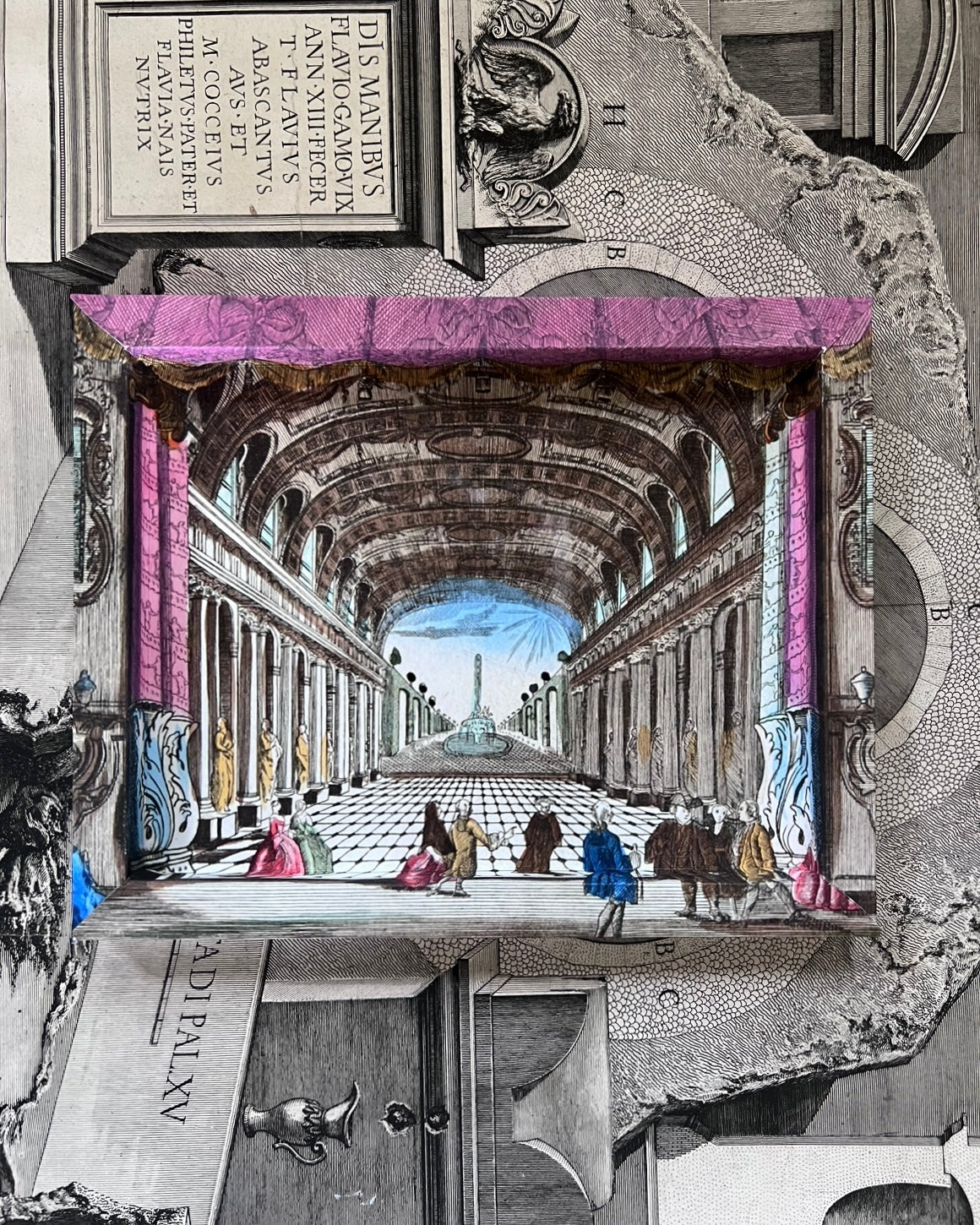Frame No. 23 - Gallerie de Vaux Hall (10"x8" for plates up to 5.5"-7.5")