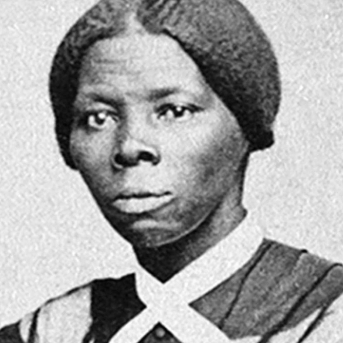 No. 2928 Lover's Eye Painting of Harriet Tubman on a Fluted Plate
