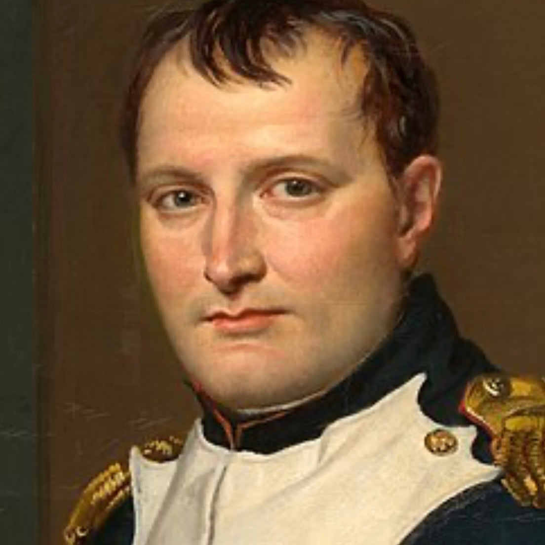 No. 2919 Lover's Eye Painting of Napoleon Bonaparte on a Spode Copeland Plate