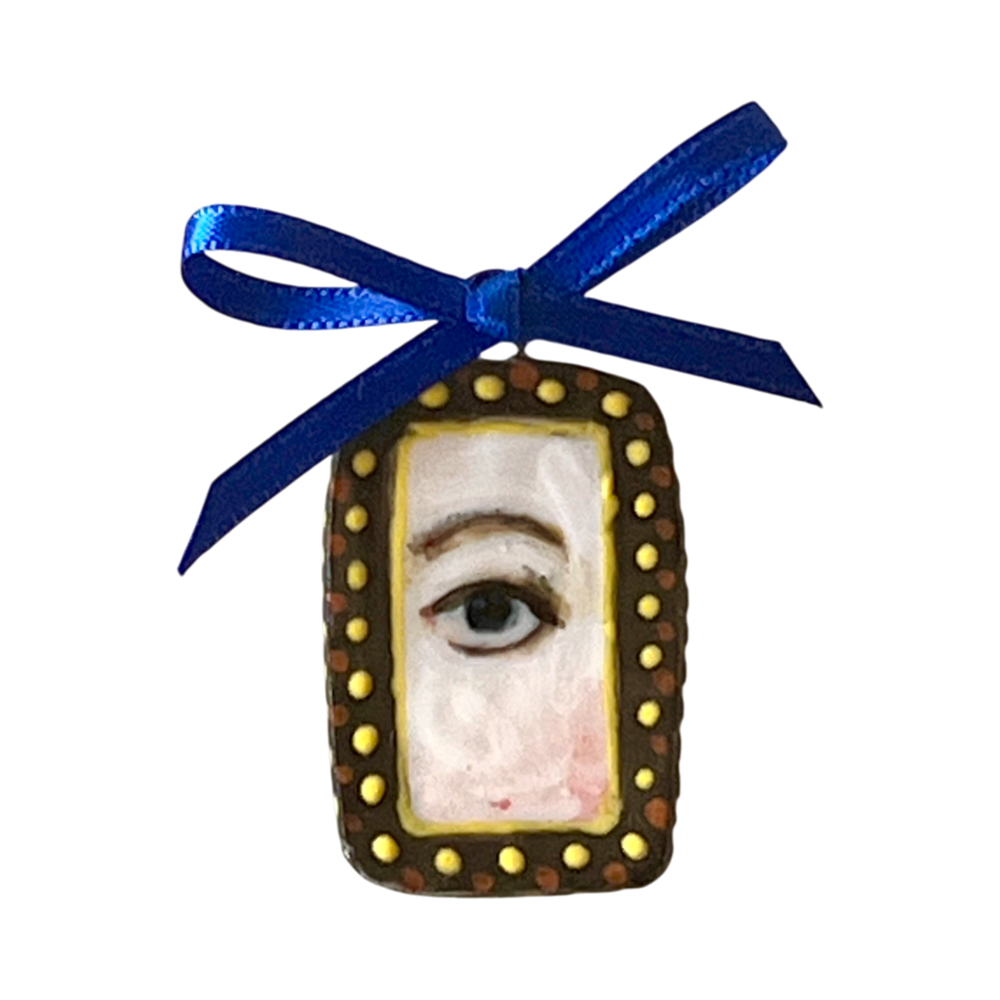 No. 292 Lover's Eye Charm - Bronze & Gold