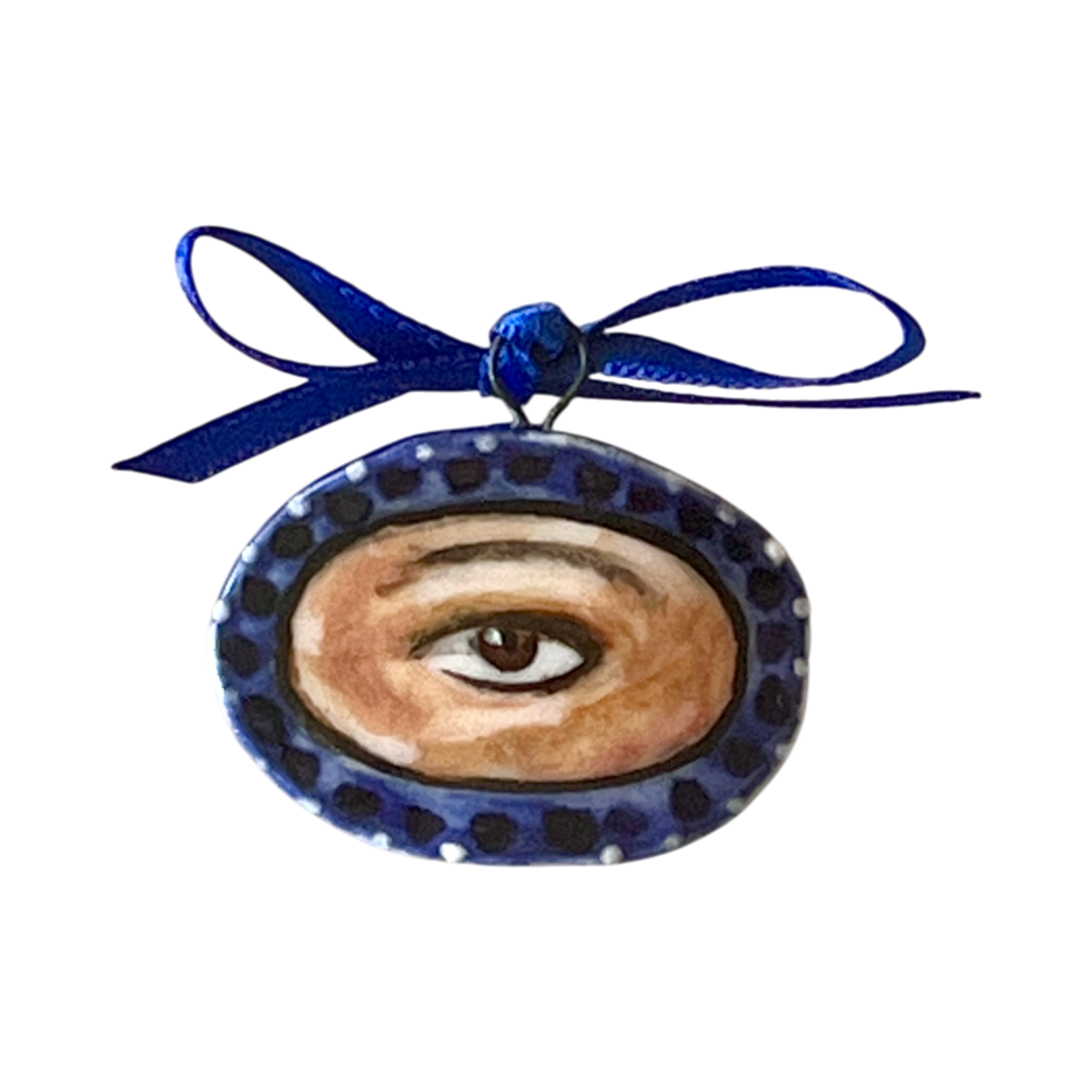 No. 299 Lover's Eye Charm - Sapphires