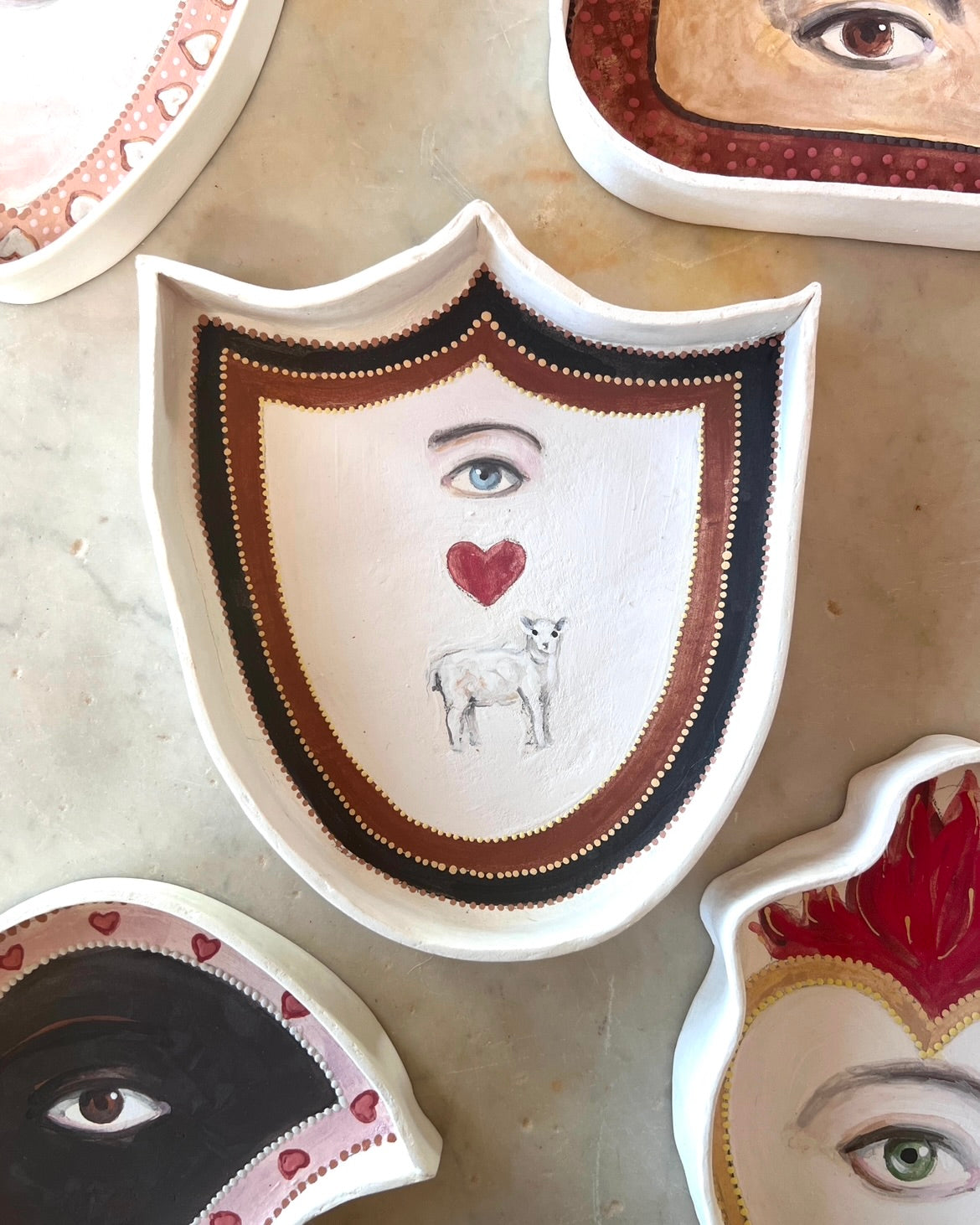 No. 200 Lover's Eye Jewelry Dish - I Love Ewe