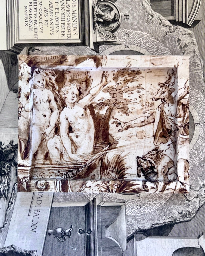 Frame No. 28 - Artemis & Acteon (10"x8" for plates up to 5.5"-7.5")