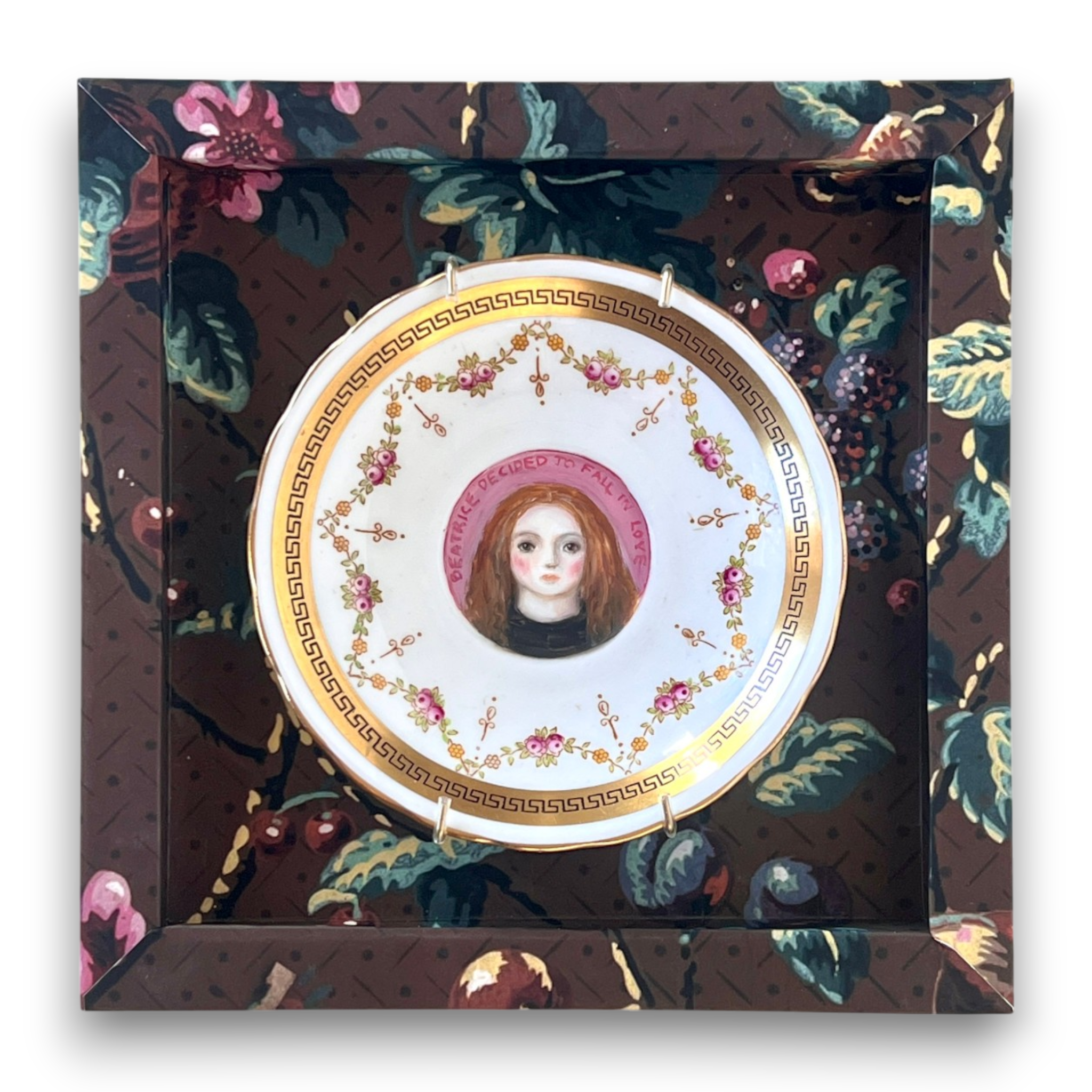 No. 2660 "Beatrice Decided to Fall in Love" Portrait Plate