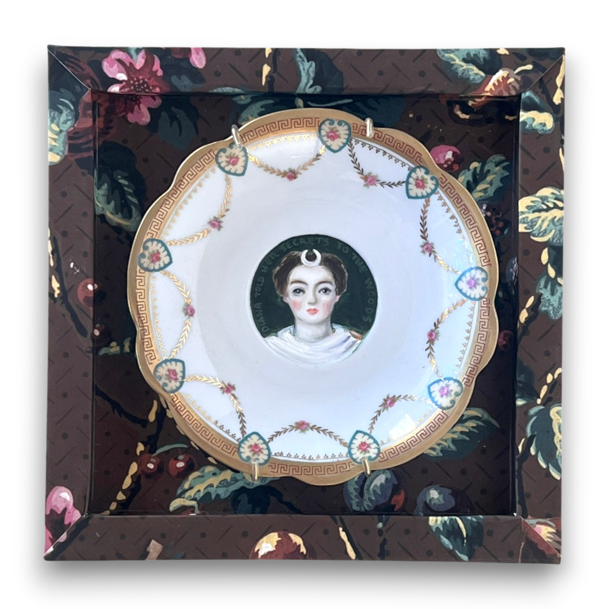 No. 2658 "Diana Told Her Secrets to the Woods" Portrait Plate