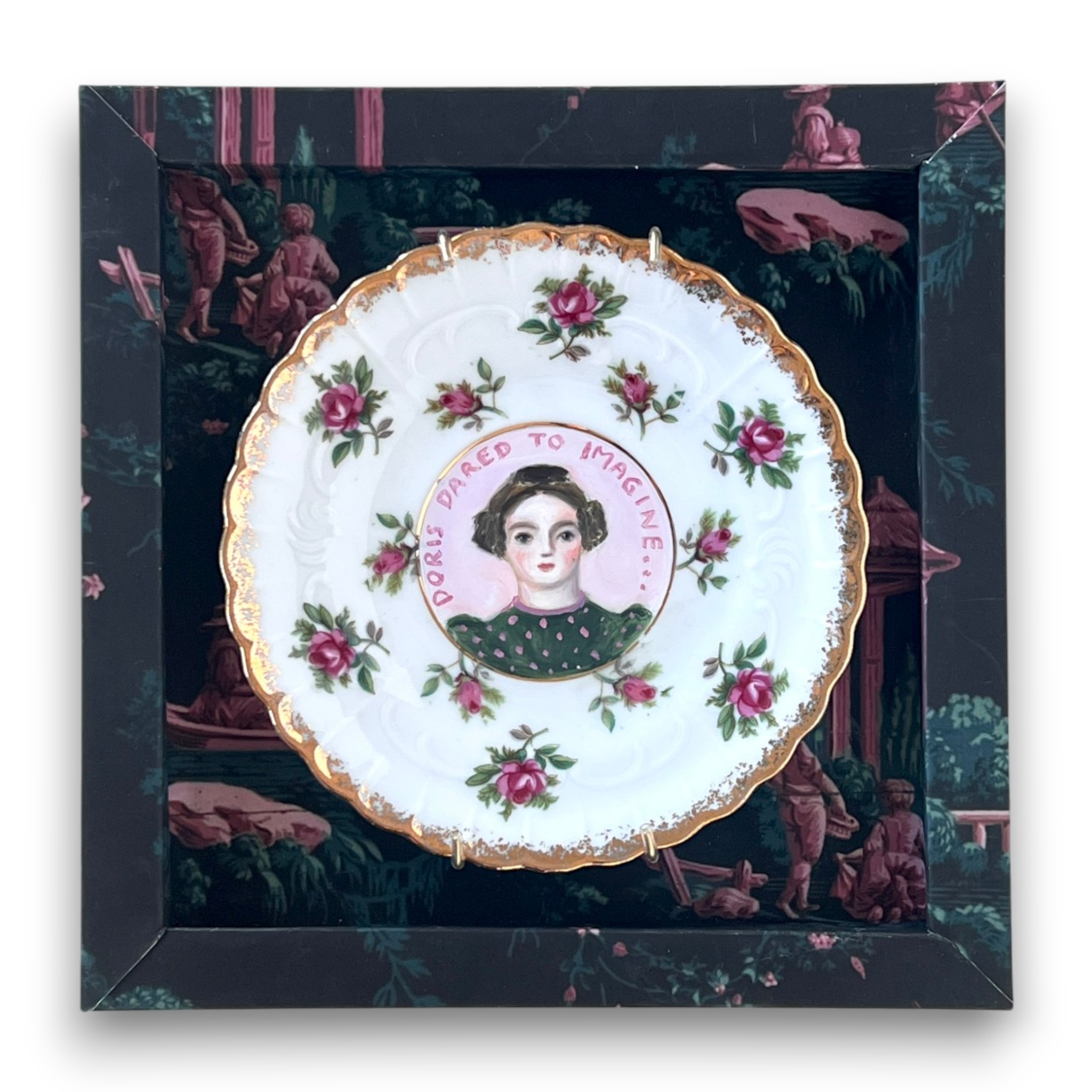 No. 2656 "Doris Dared to Imagine..." Portrait Plate
