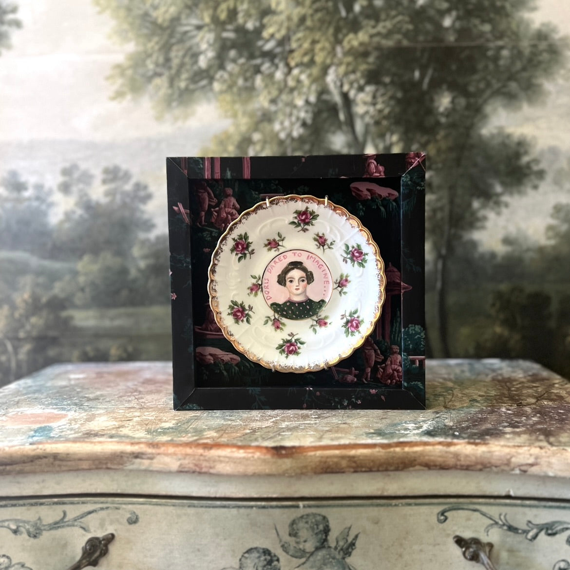 No. 2656 "Doris Dared to Imagine..." Portrait Plate