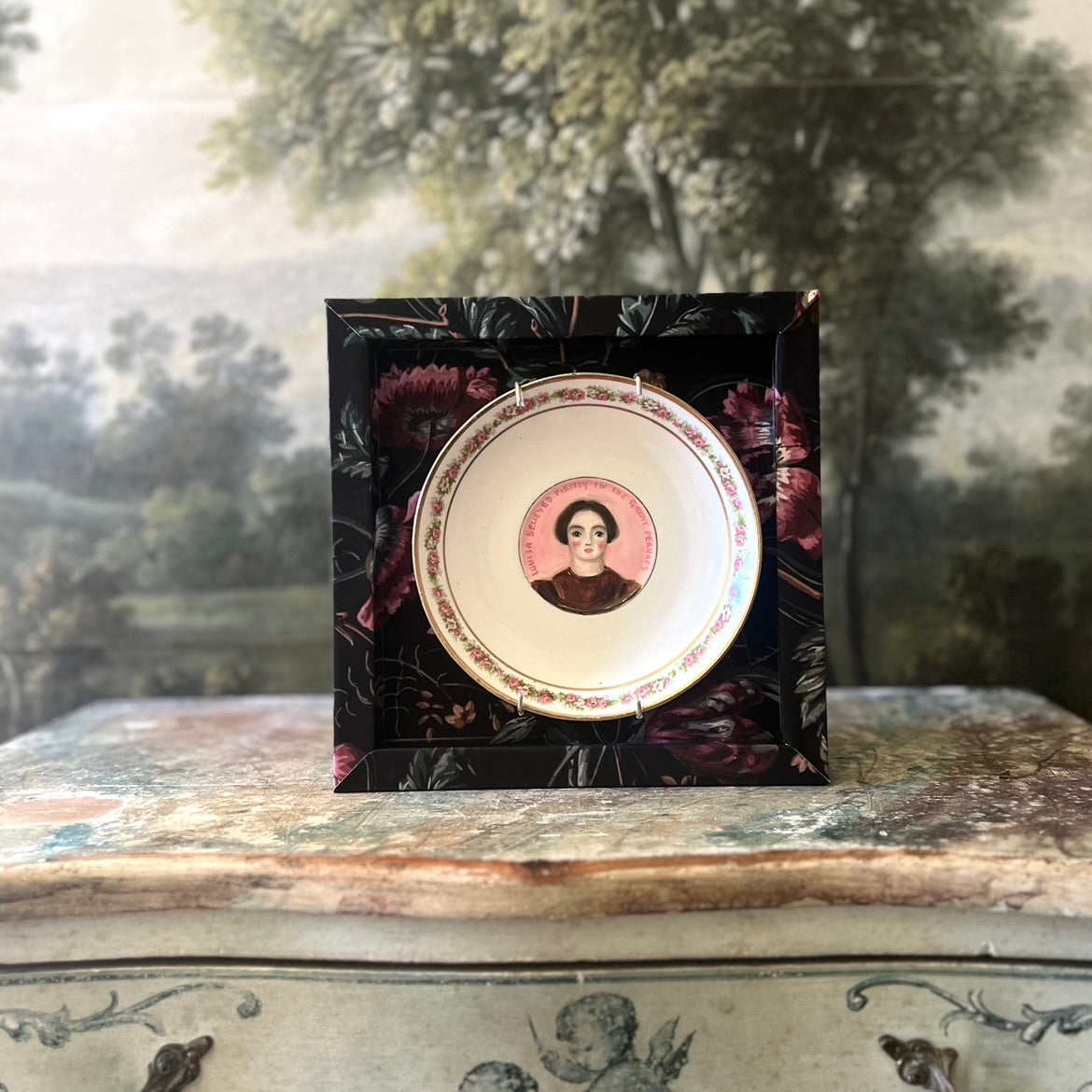 No. 2590 "Louisa Believed Firmly in the Great Perhaps" Portrait Plate