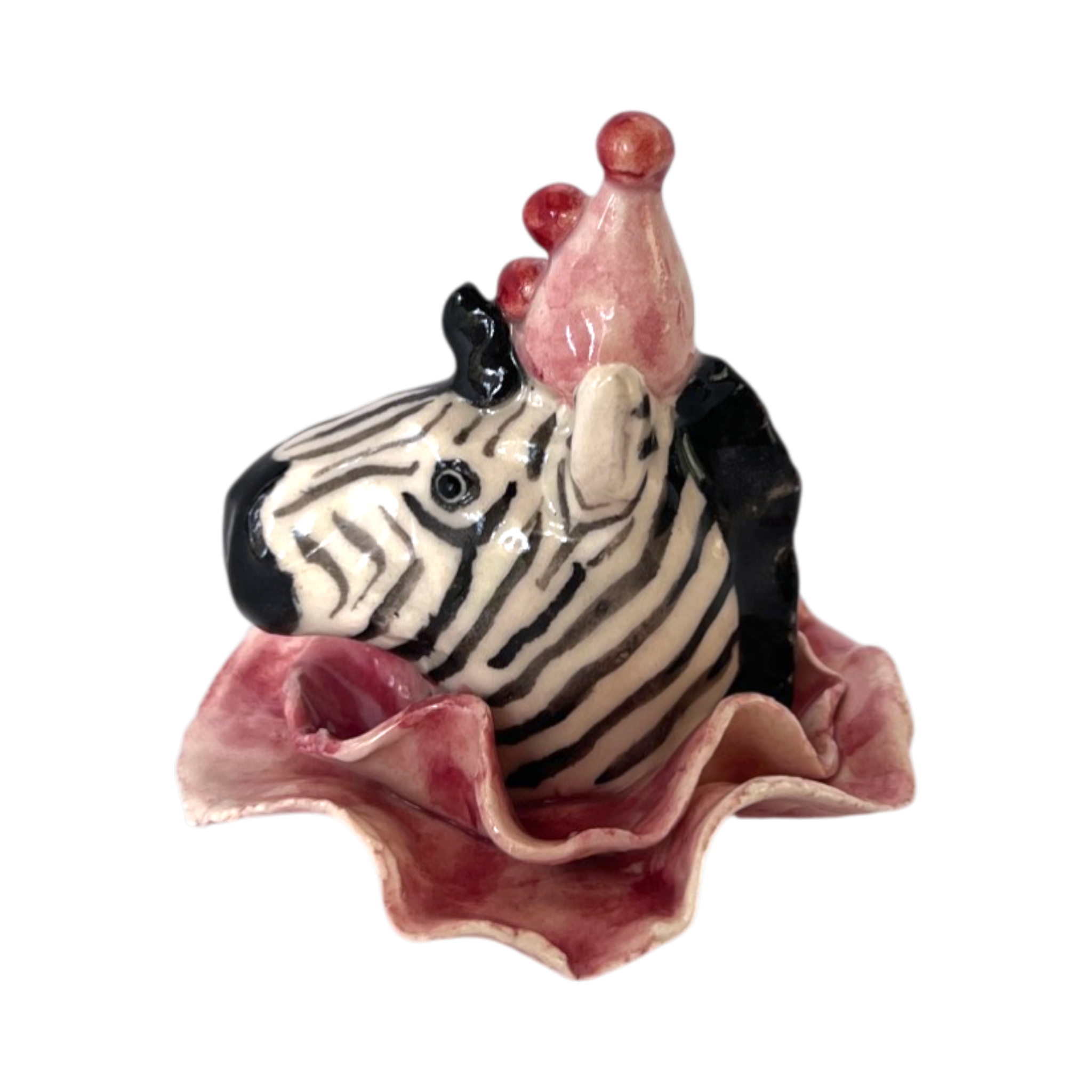 No. 328 Isabel the Zebra - Lamp Finial