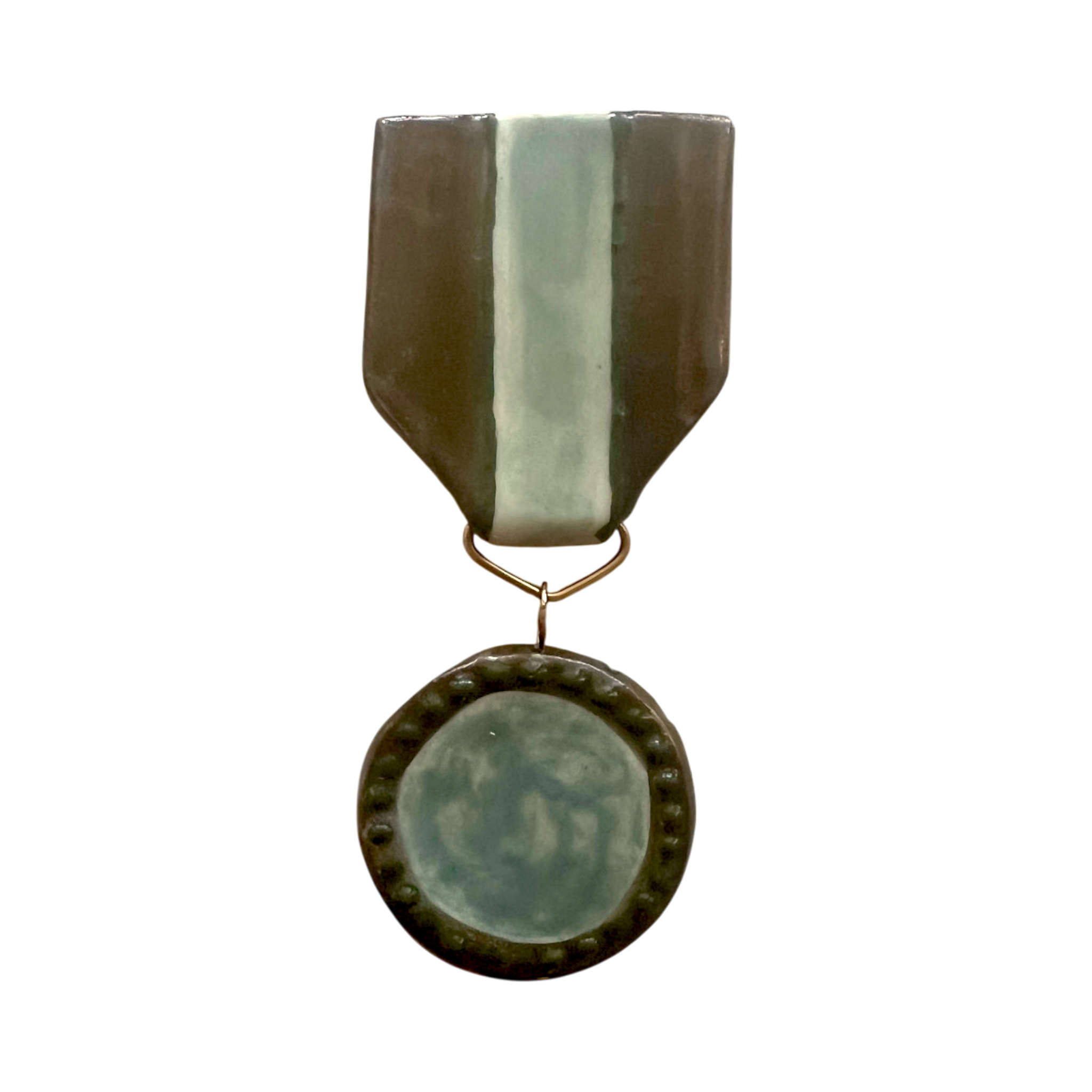 No. 356 Medal - Forest and Jade Green
