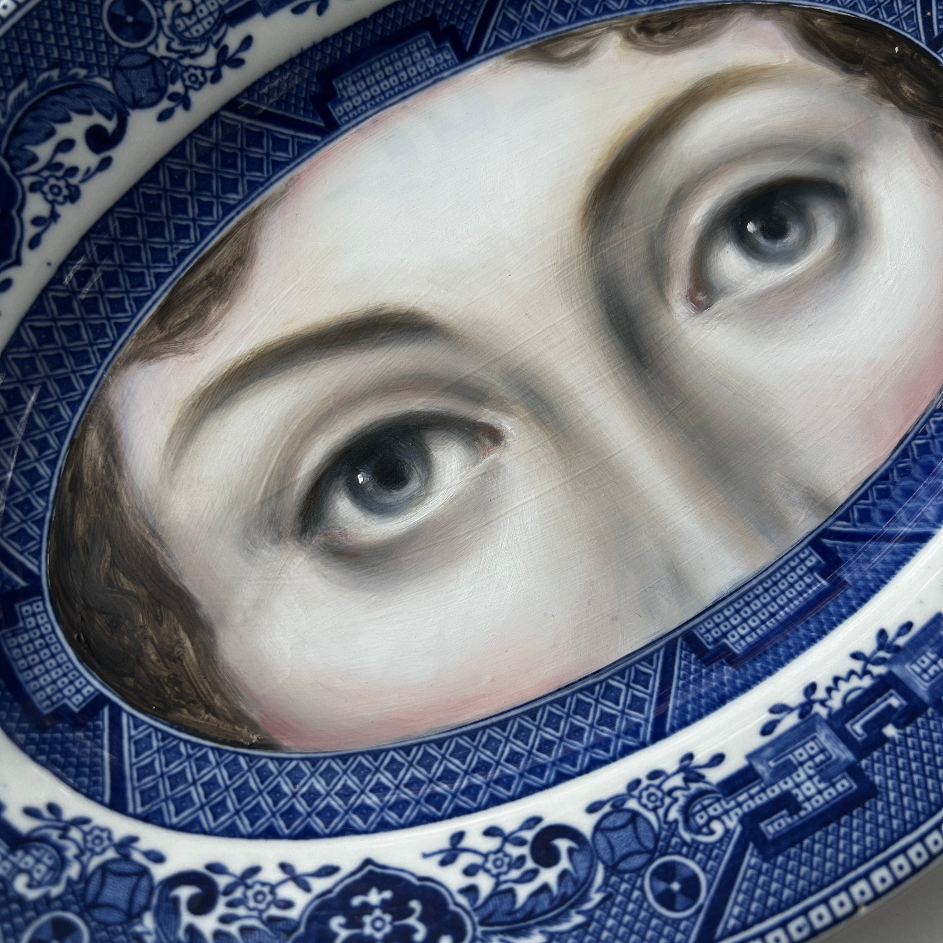 No. 2745 "Emeline Knew All the Best Secrets" Portrait Platter