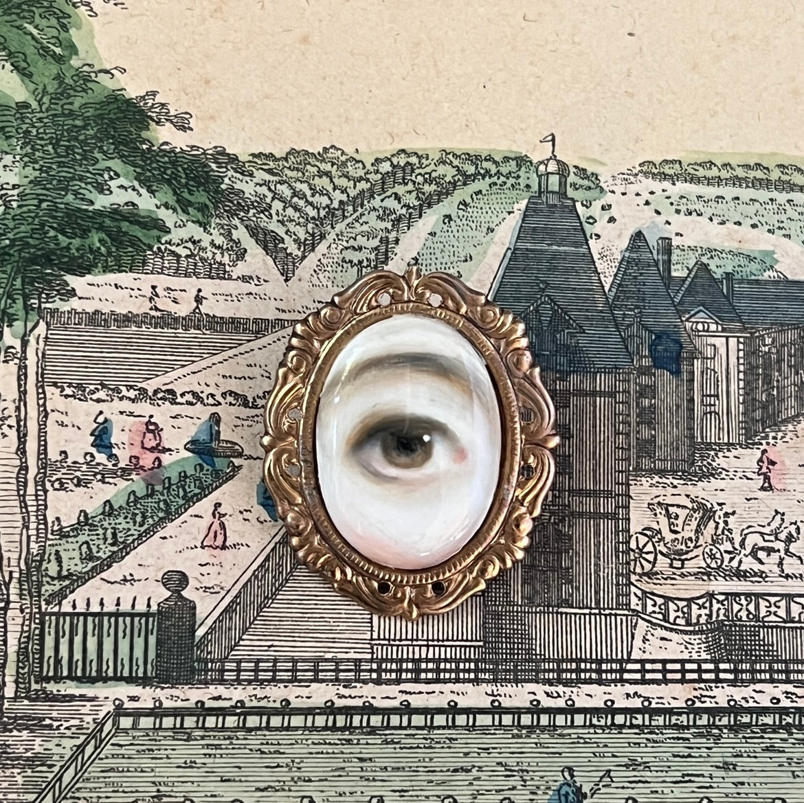 No. 3236 Lover's Eye Brooch