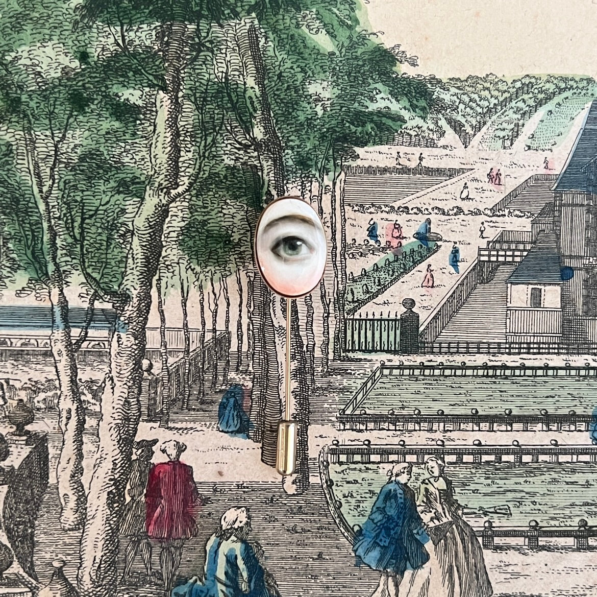 No. 3240 Lover's Eye Stick Pin