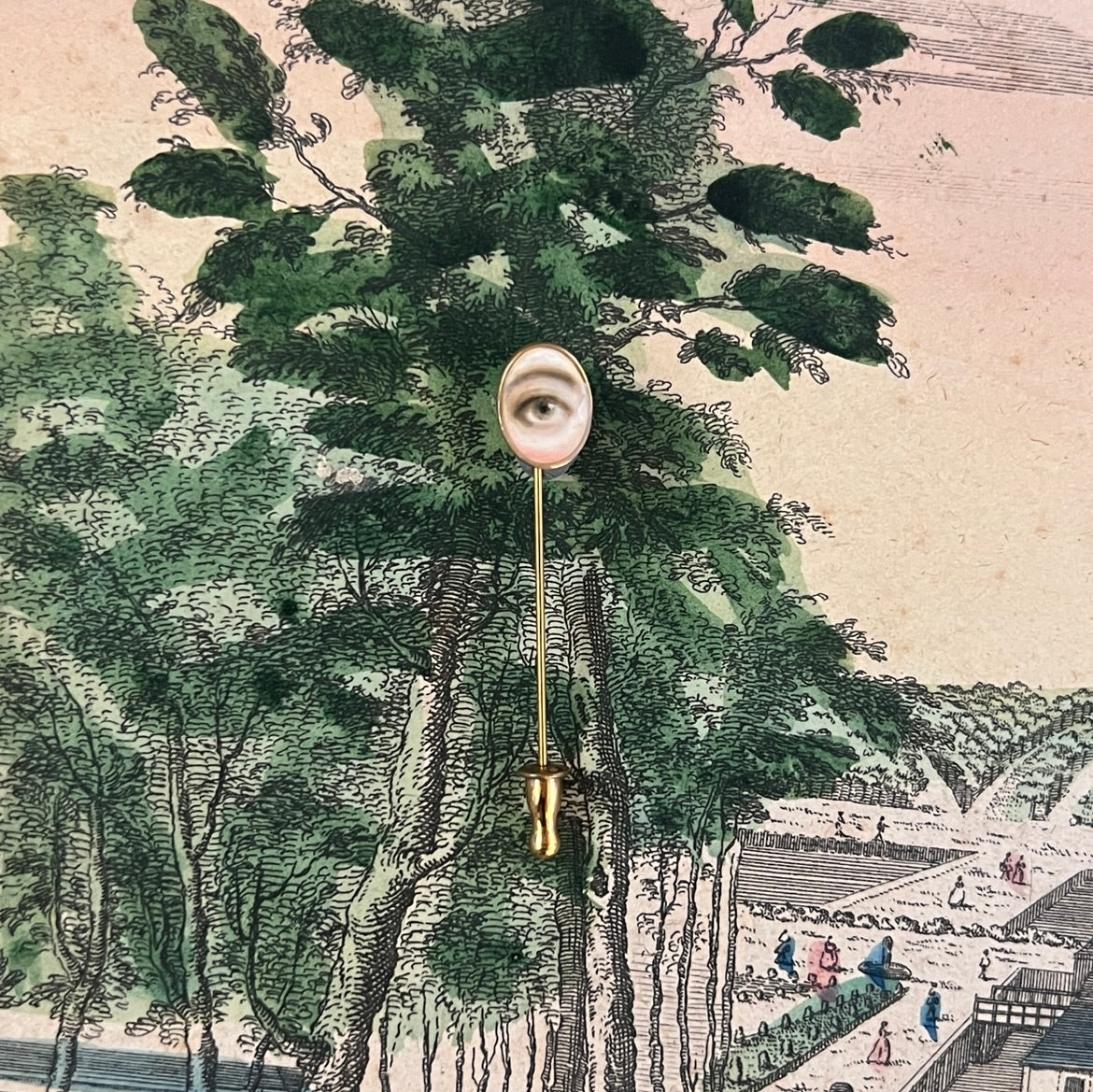 No. 3241 Lover's Eye Stick Pin