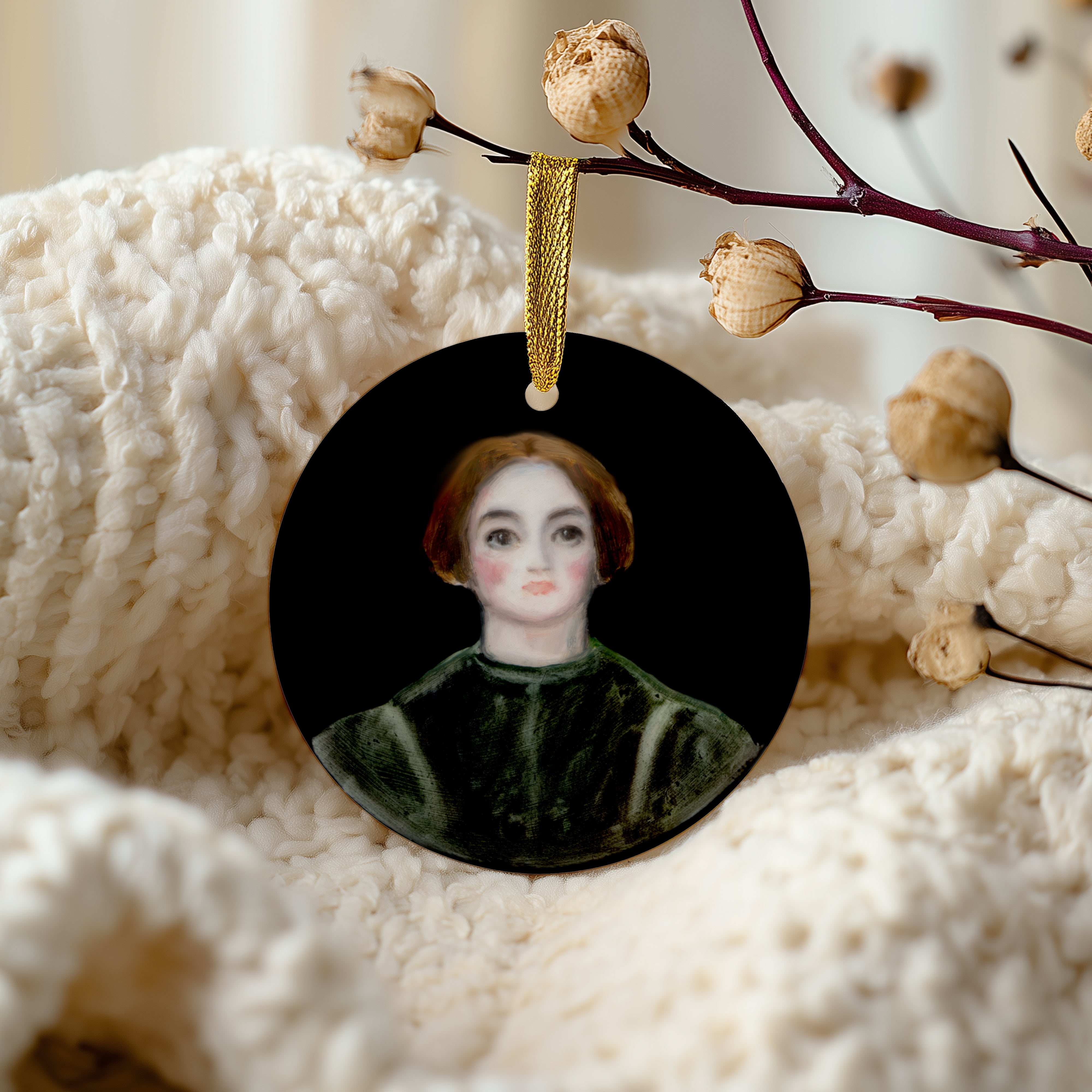 Jane Eyre Ceramic Ornament