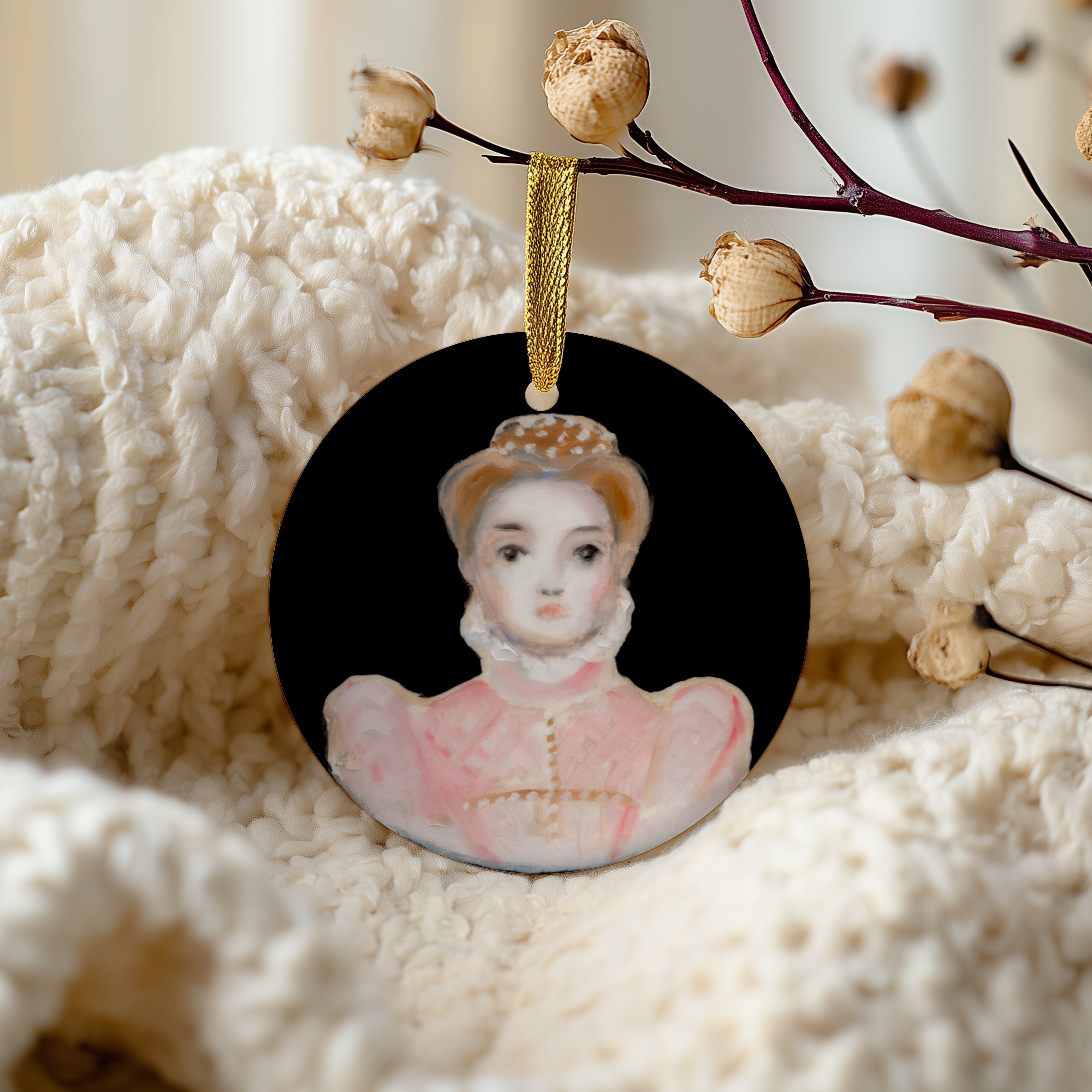 La Princesse de Cleves Ceramic Ornament