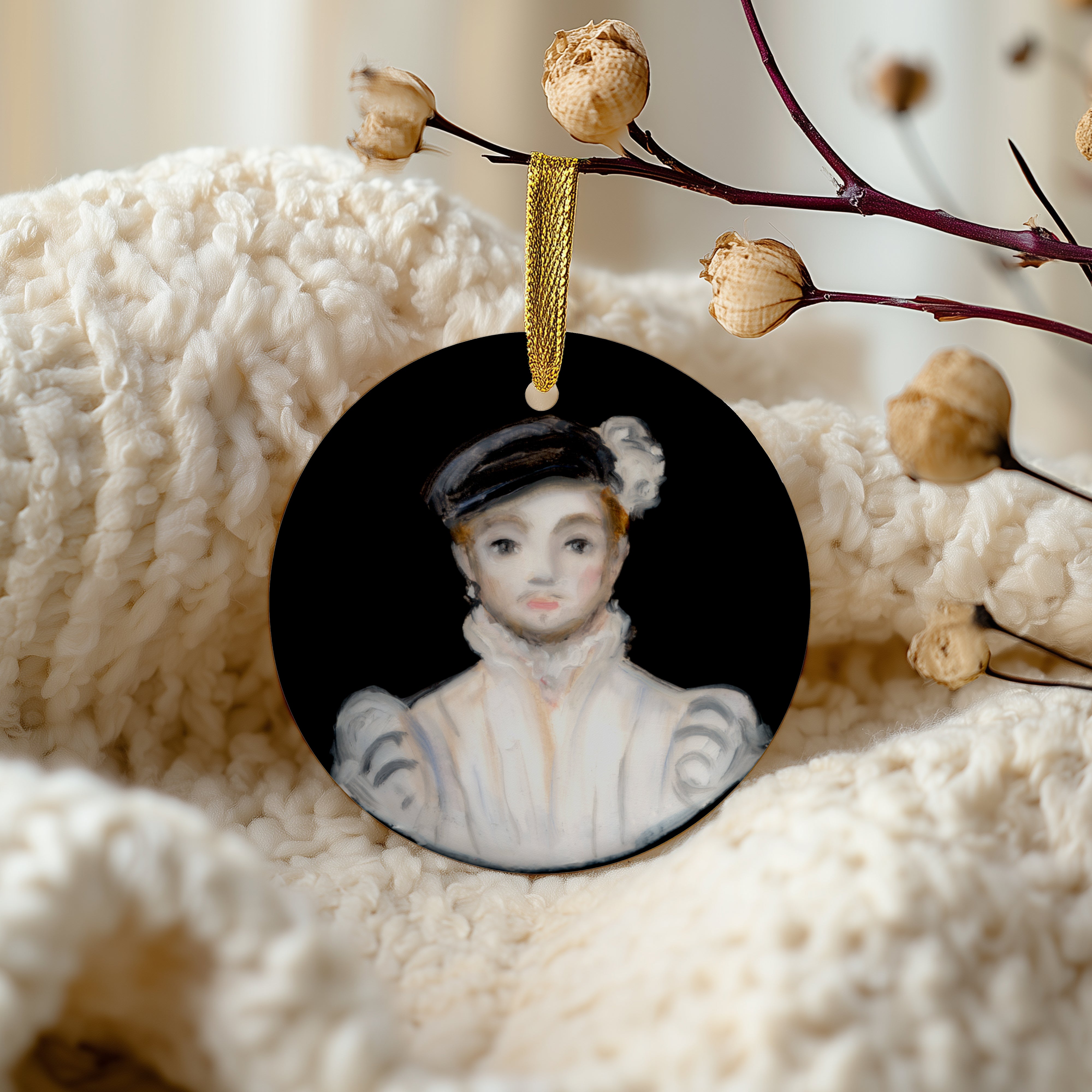 Le Duc de Nemours Ceramic Ornament