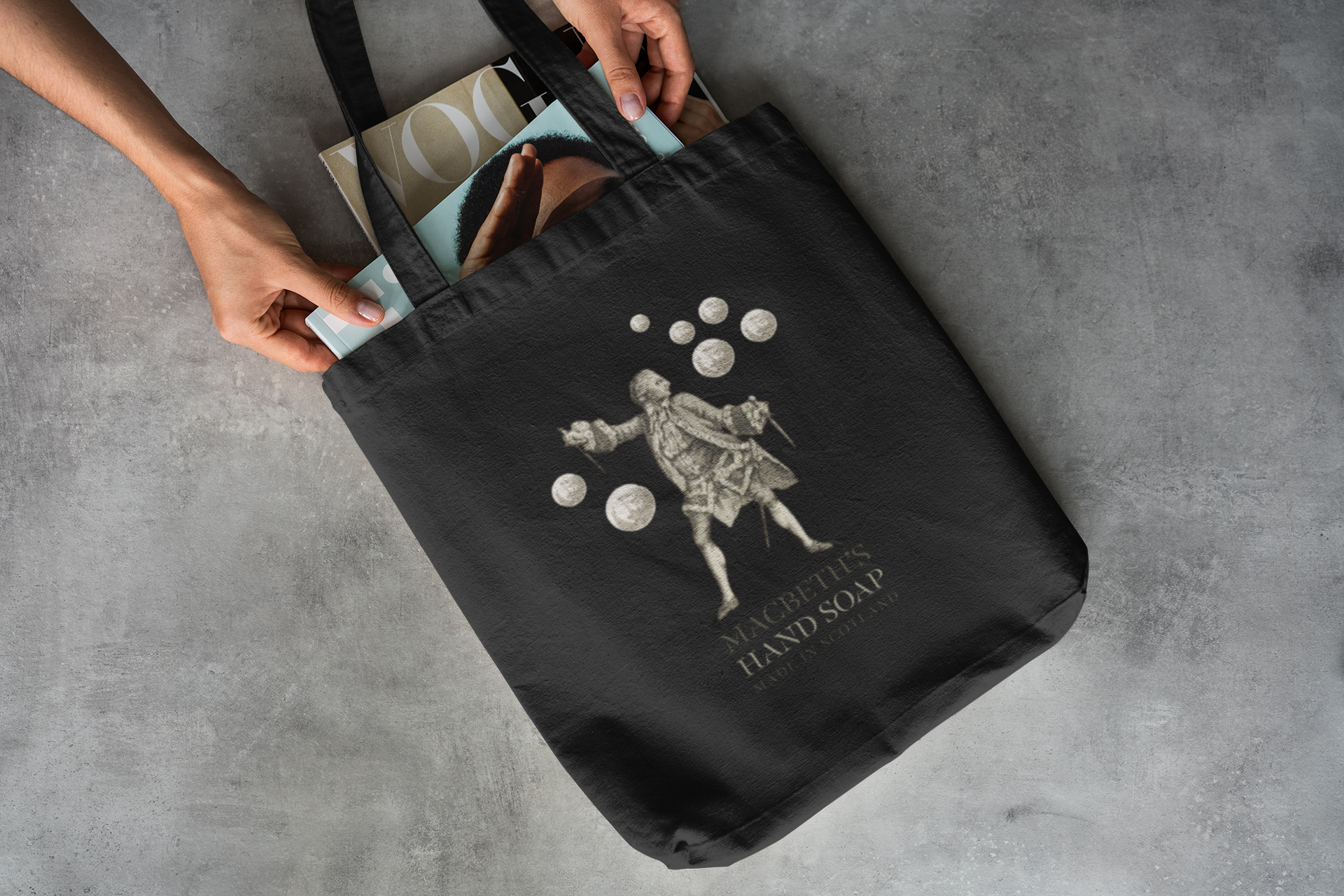 Macbeth’s Hand Soap Tote Bag