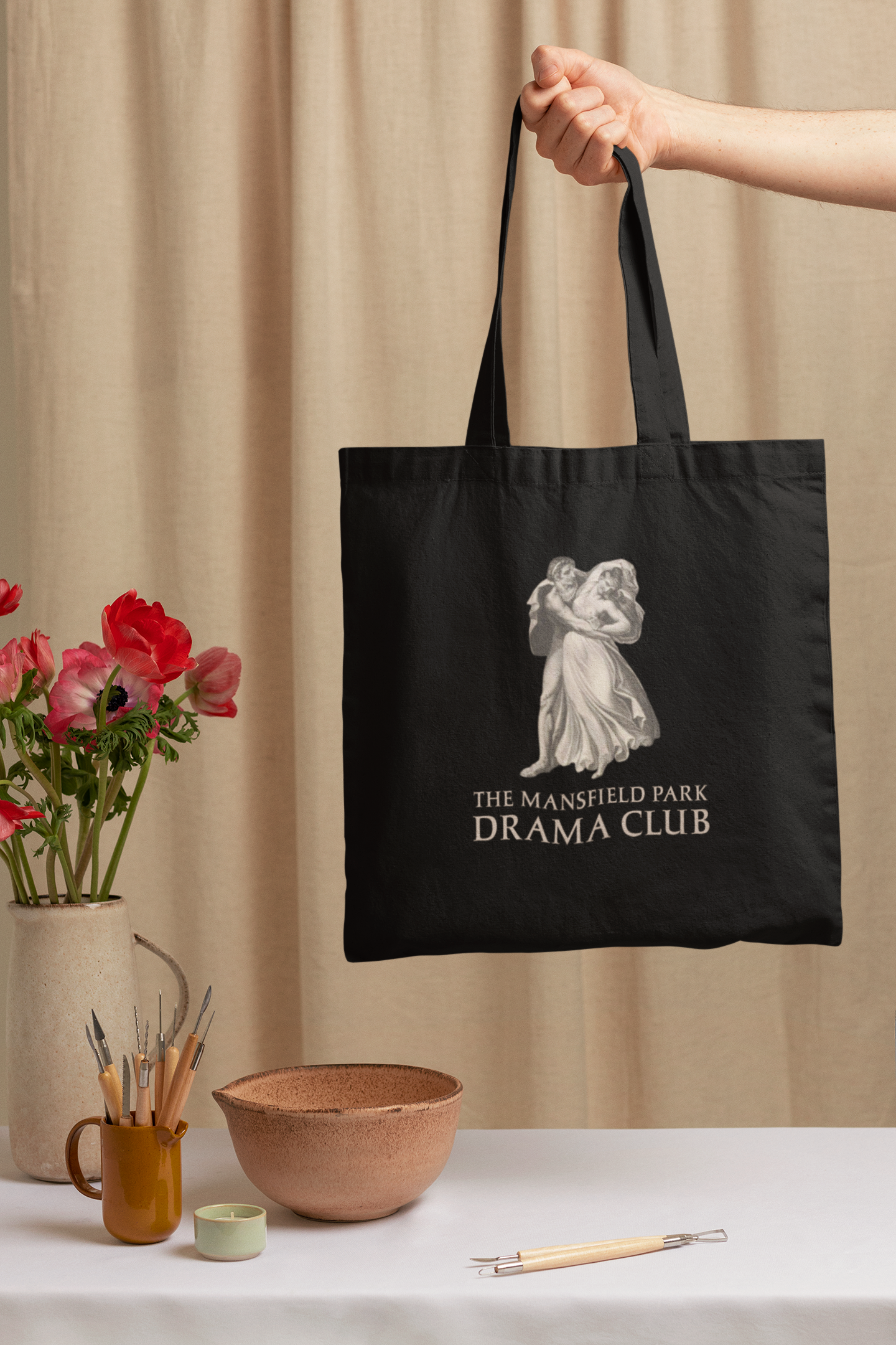 Mansfield Park Drama Club Tote Bag