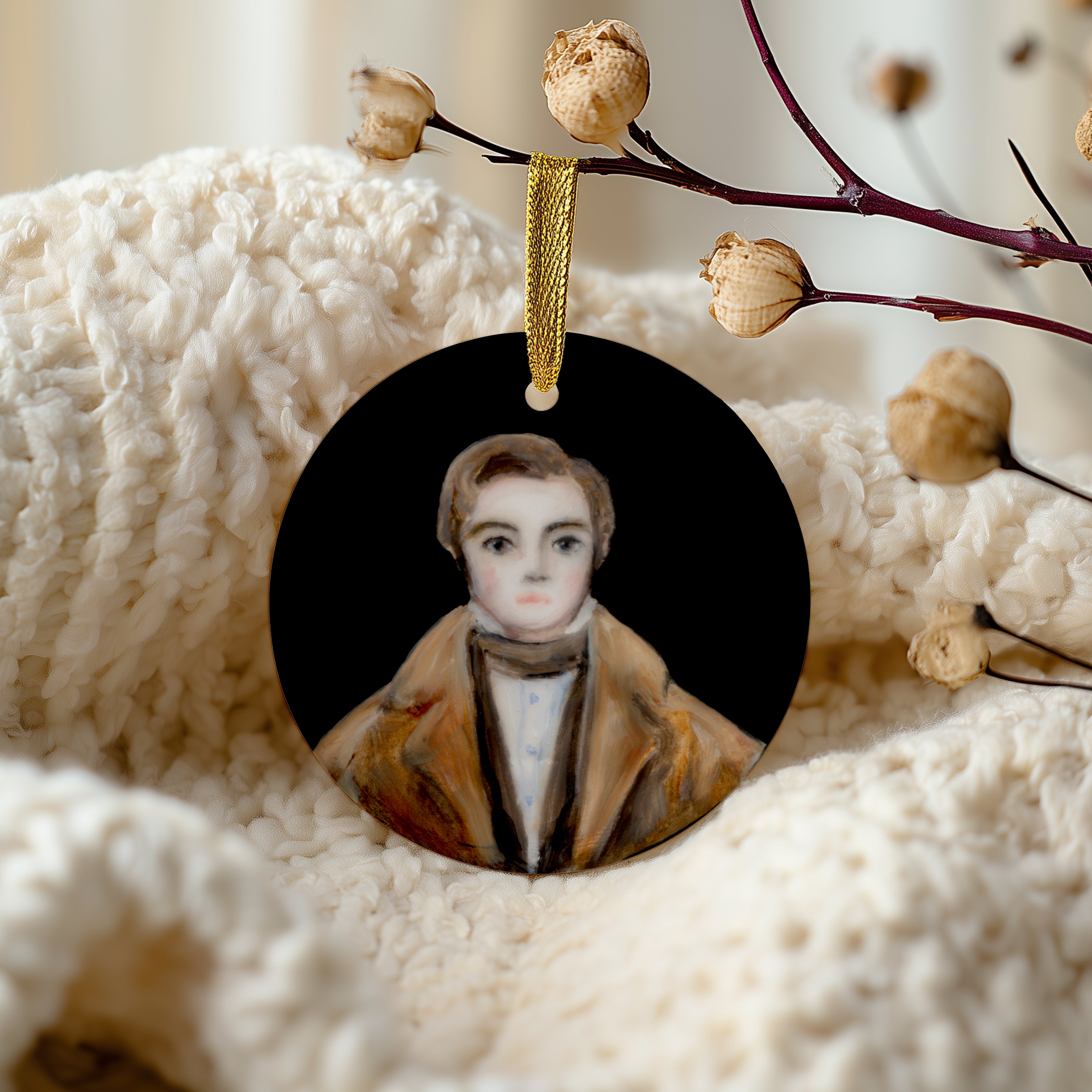 Mr. Rochester Ceramic Ornament