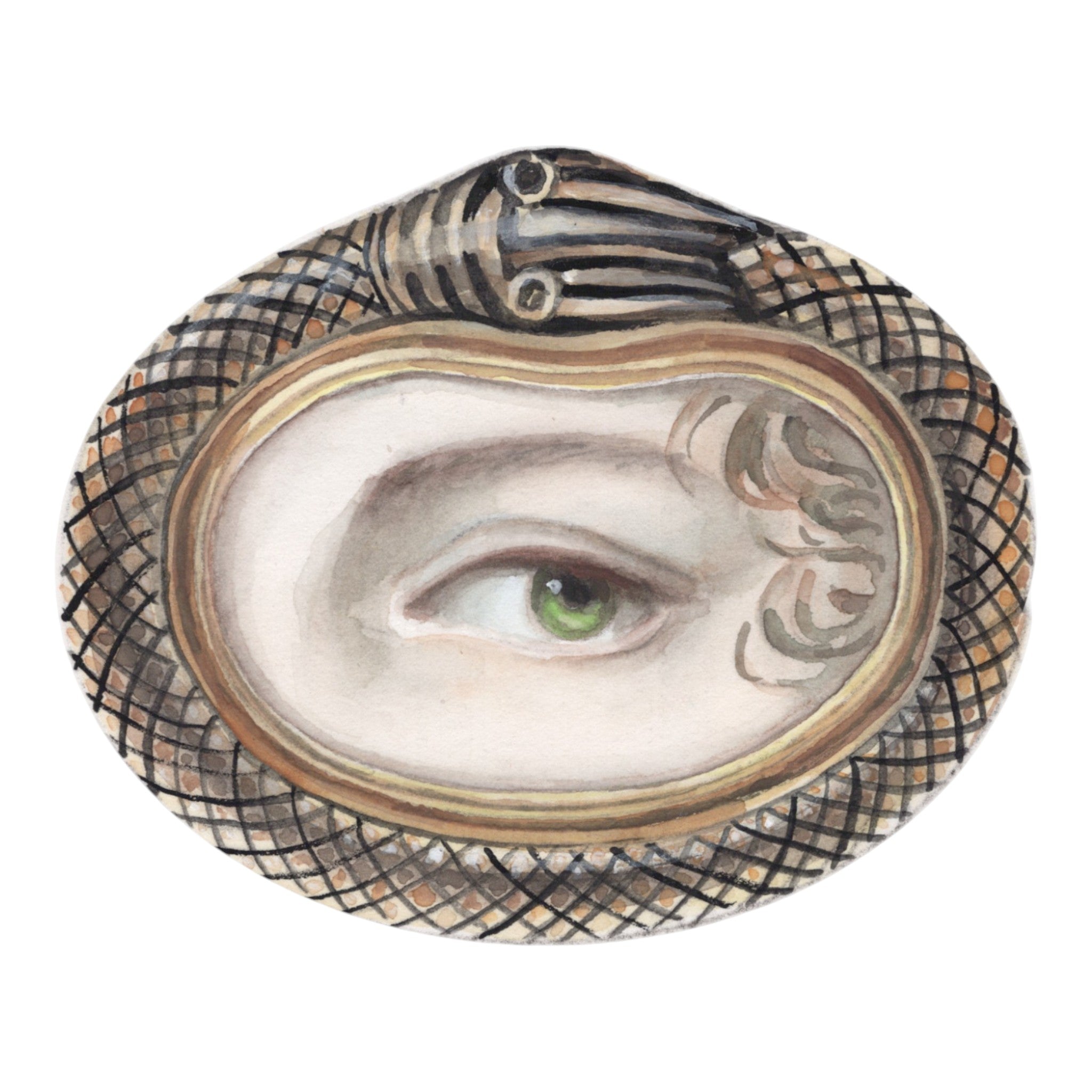 No. 11 Lover's Eye Watercolor Archival Print