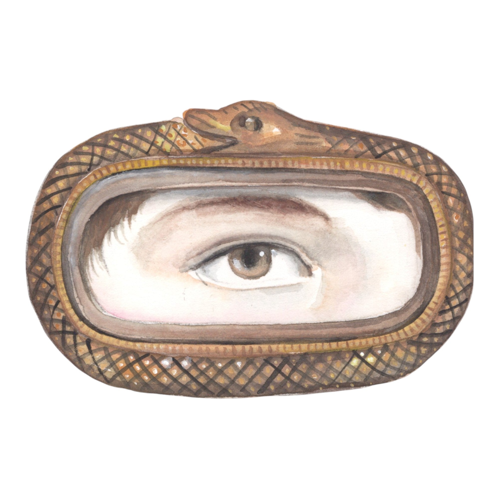 No. 14 Lover's Eye Watercolor Archival Print