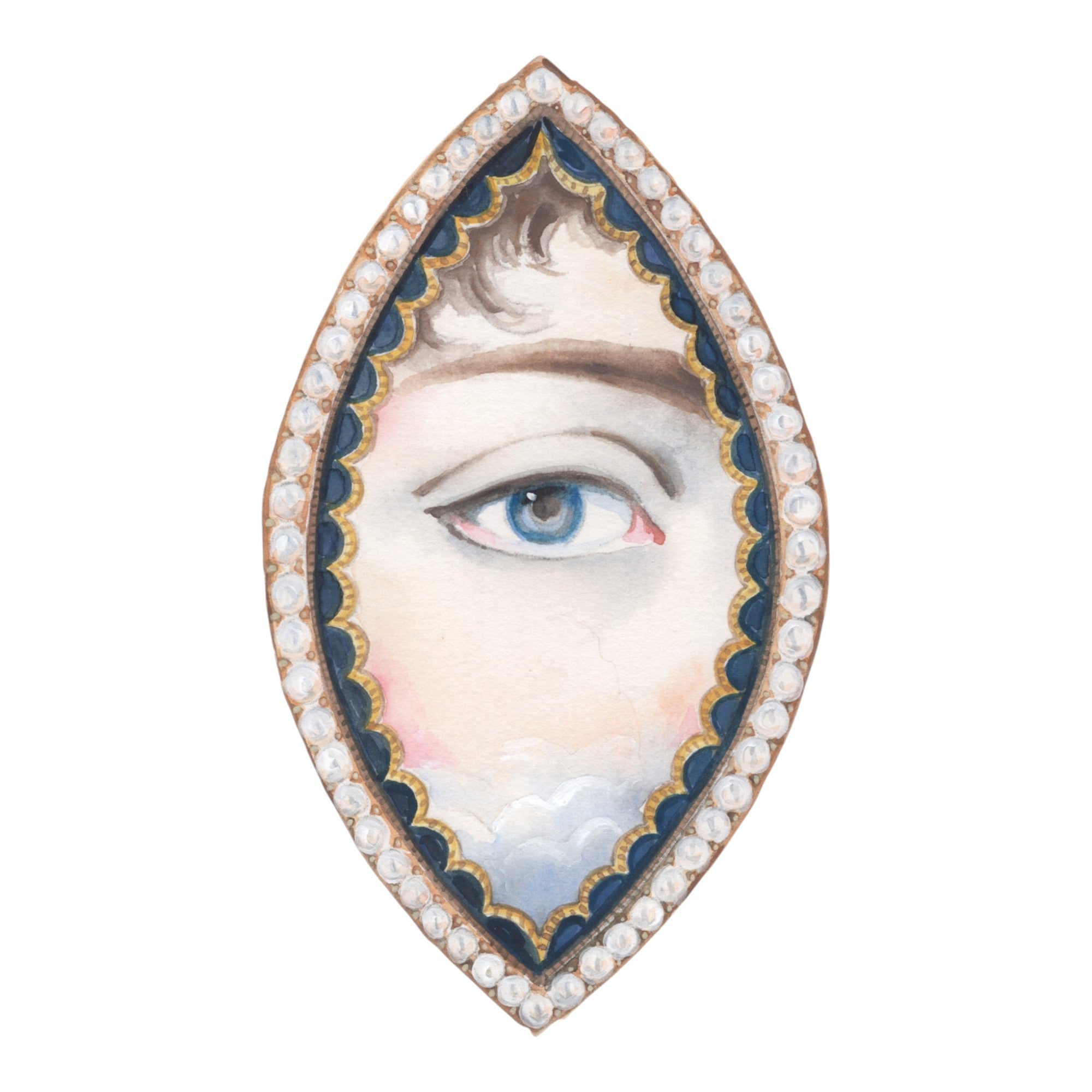 No. 15 Lover's Eye Watercolor Archival Print