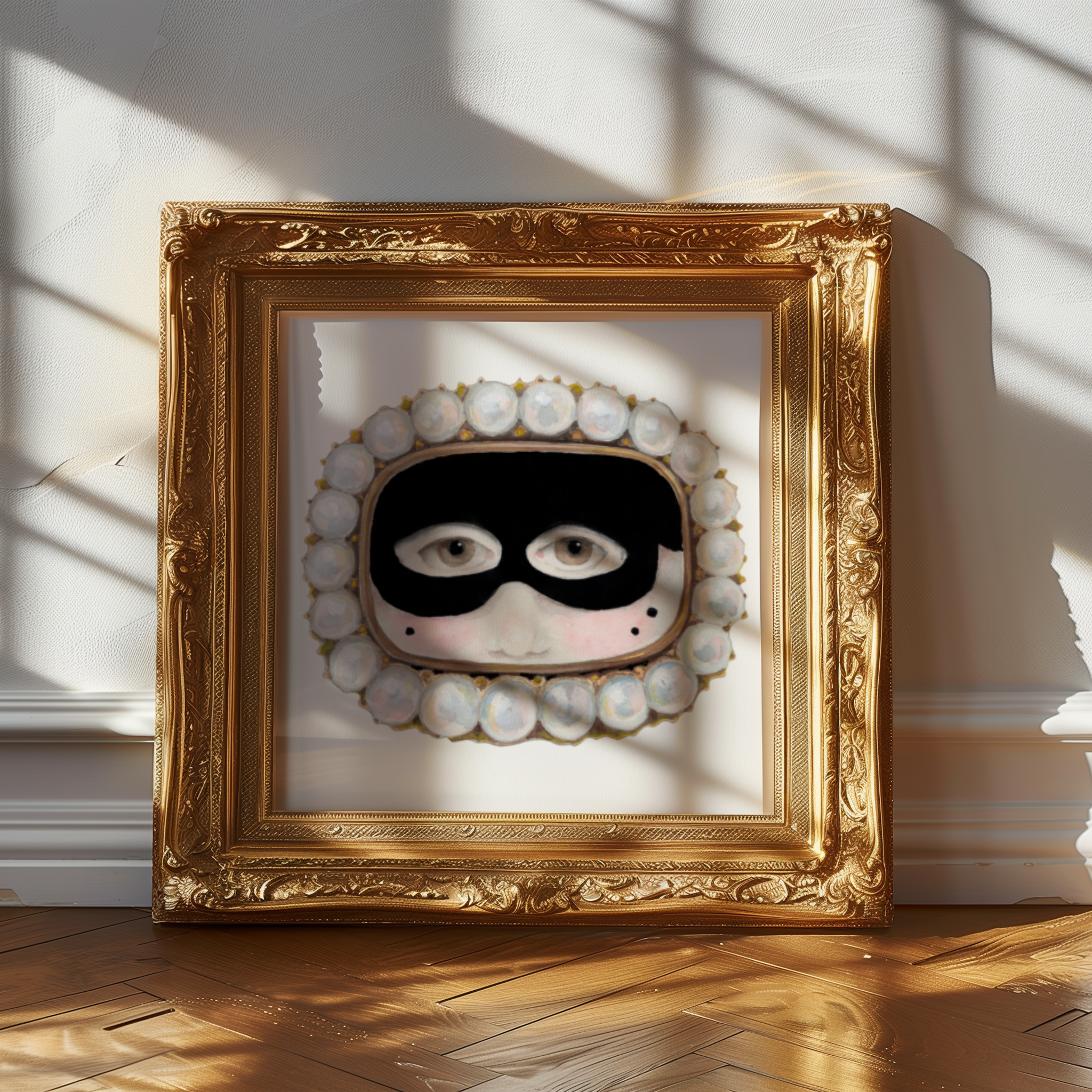 No. 21 Masquerade Jewelry Watercolor Archival Print