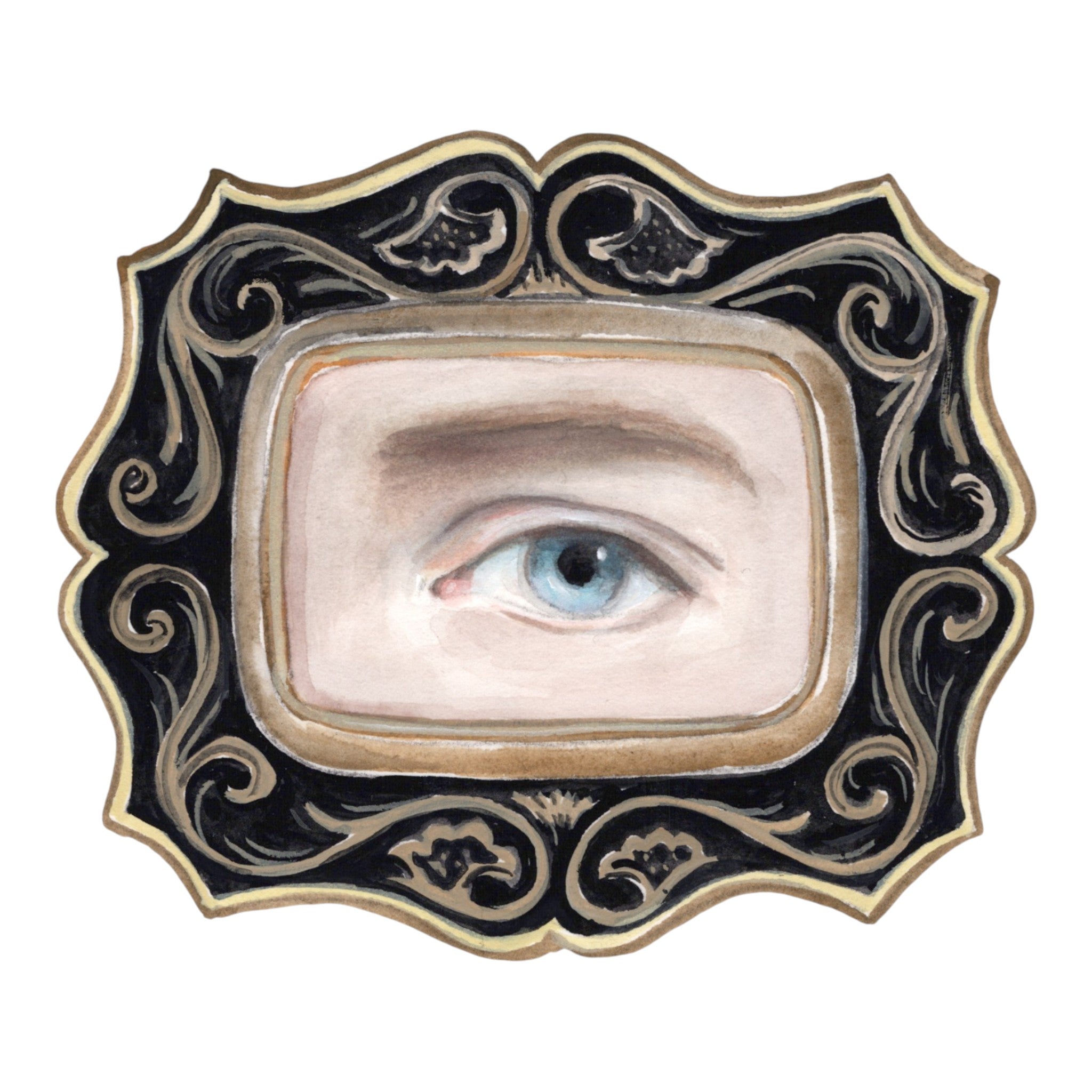 No. 5 Lover's Eye Watercolor Archival Print
