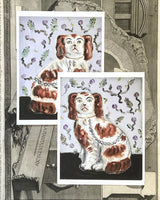 Crispin & Catherine the Staffordshire Spaniels Giclée Art Prints (8"x10")