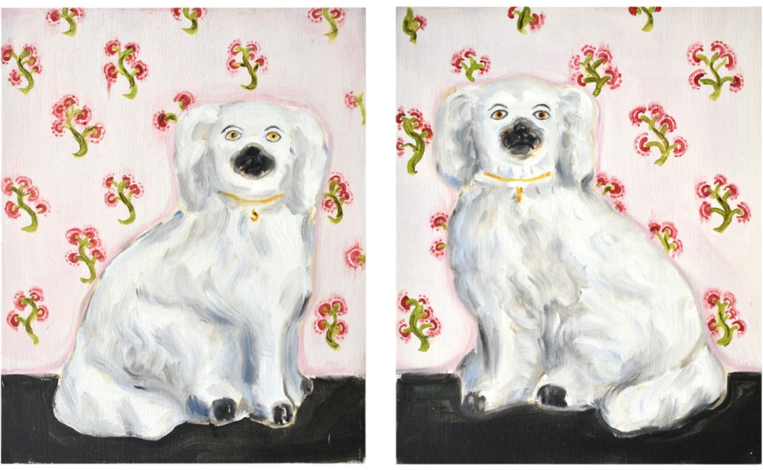 Chloe & Charles the Staffordshire Spaniels Giclée Art Prints (8"x10")