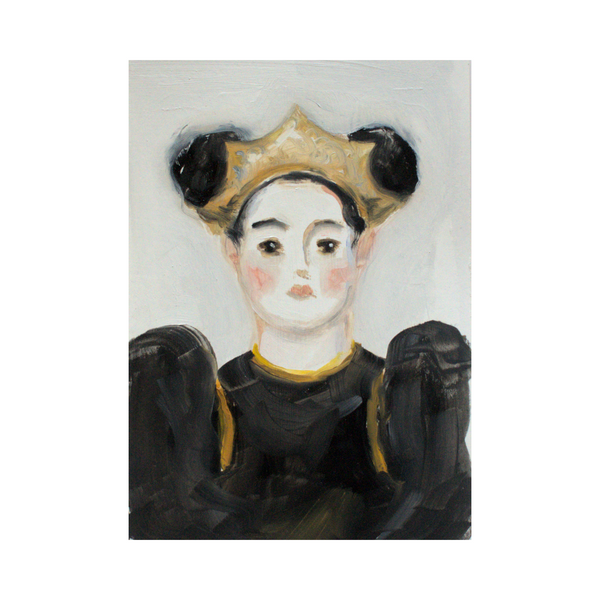 Storybook Portrait of Athena Giclée Art Print - Mini