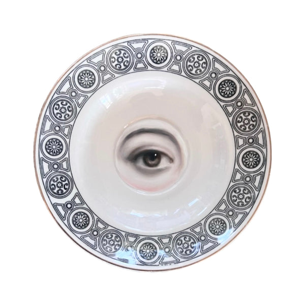 New! - Lover's Eye Painting on a Neoclassical Plate