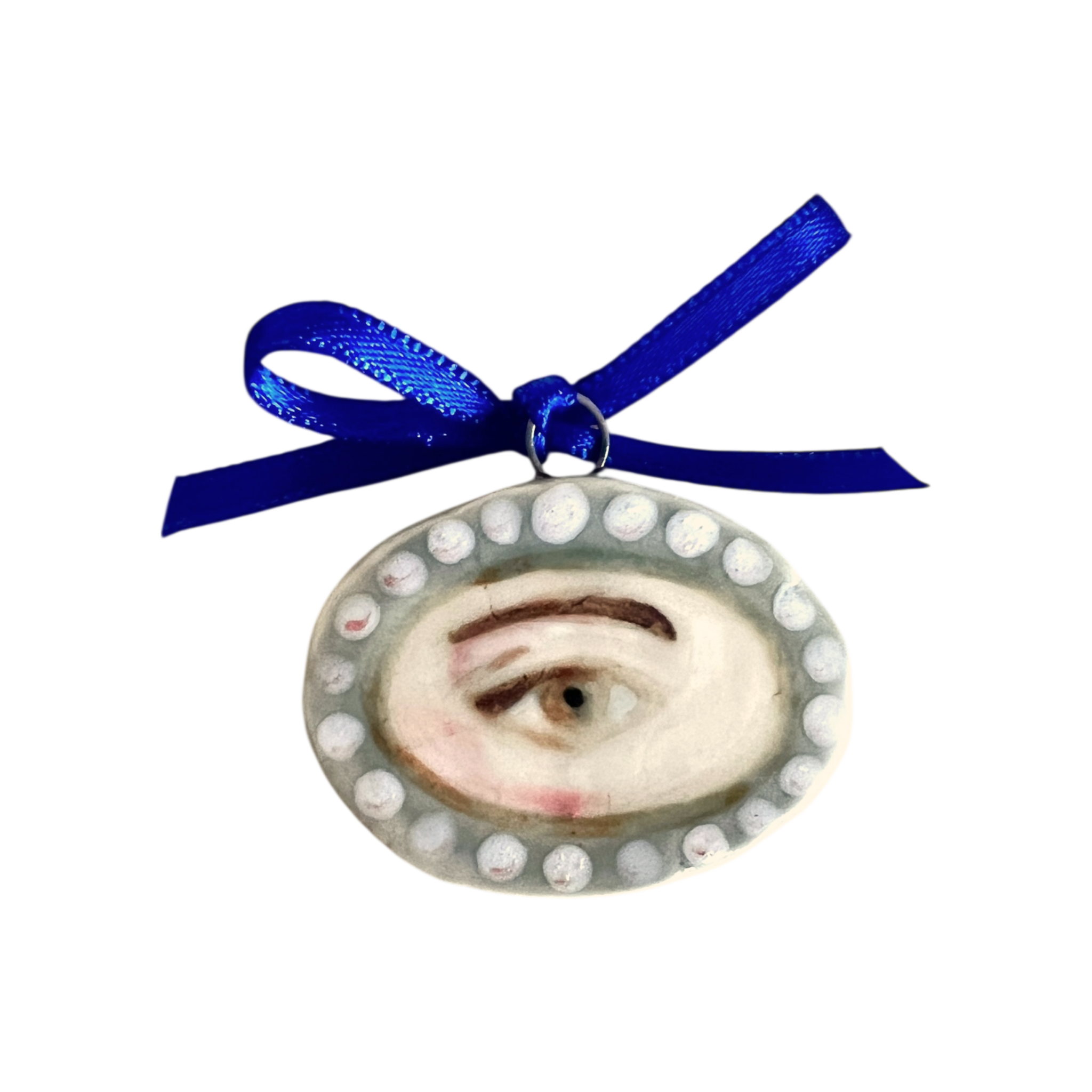 No. 79 Lover's Eye Charm - Pearls