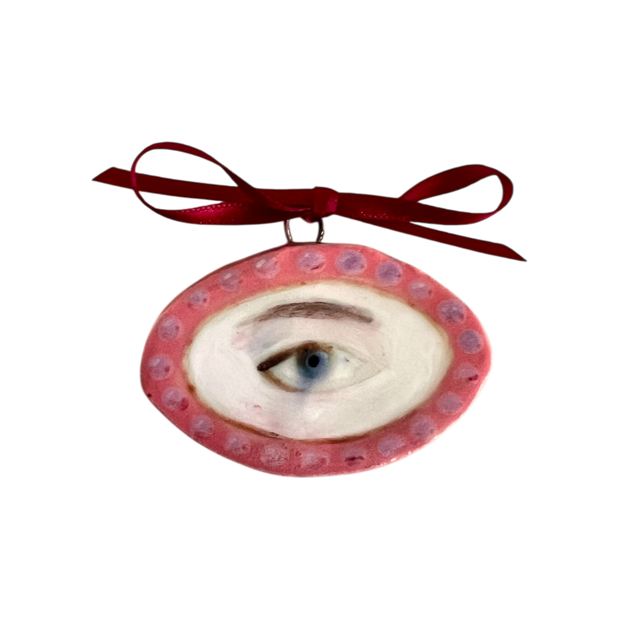 No. 86 Lover's Eye Charm - Amethysts (Seconds)