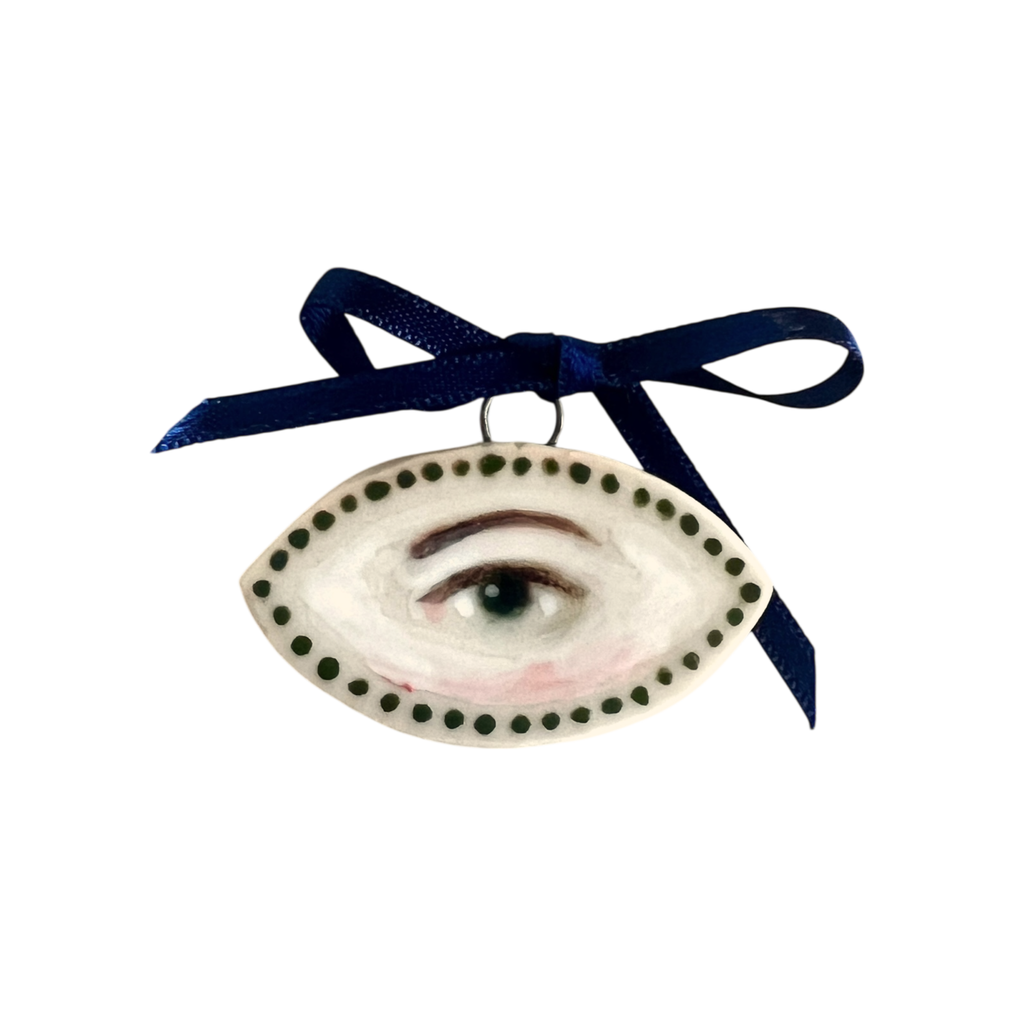 No. 87 Lover's Eye Charm - Jet Navette