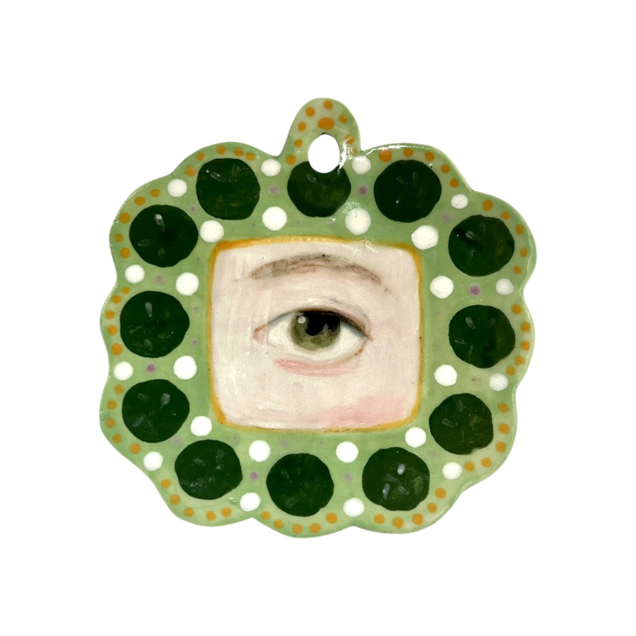 No. 161 Handmade Ornament - Emeralds