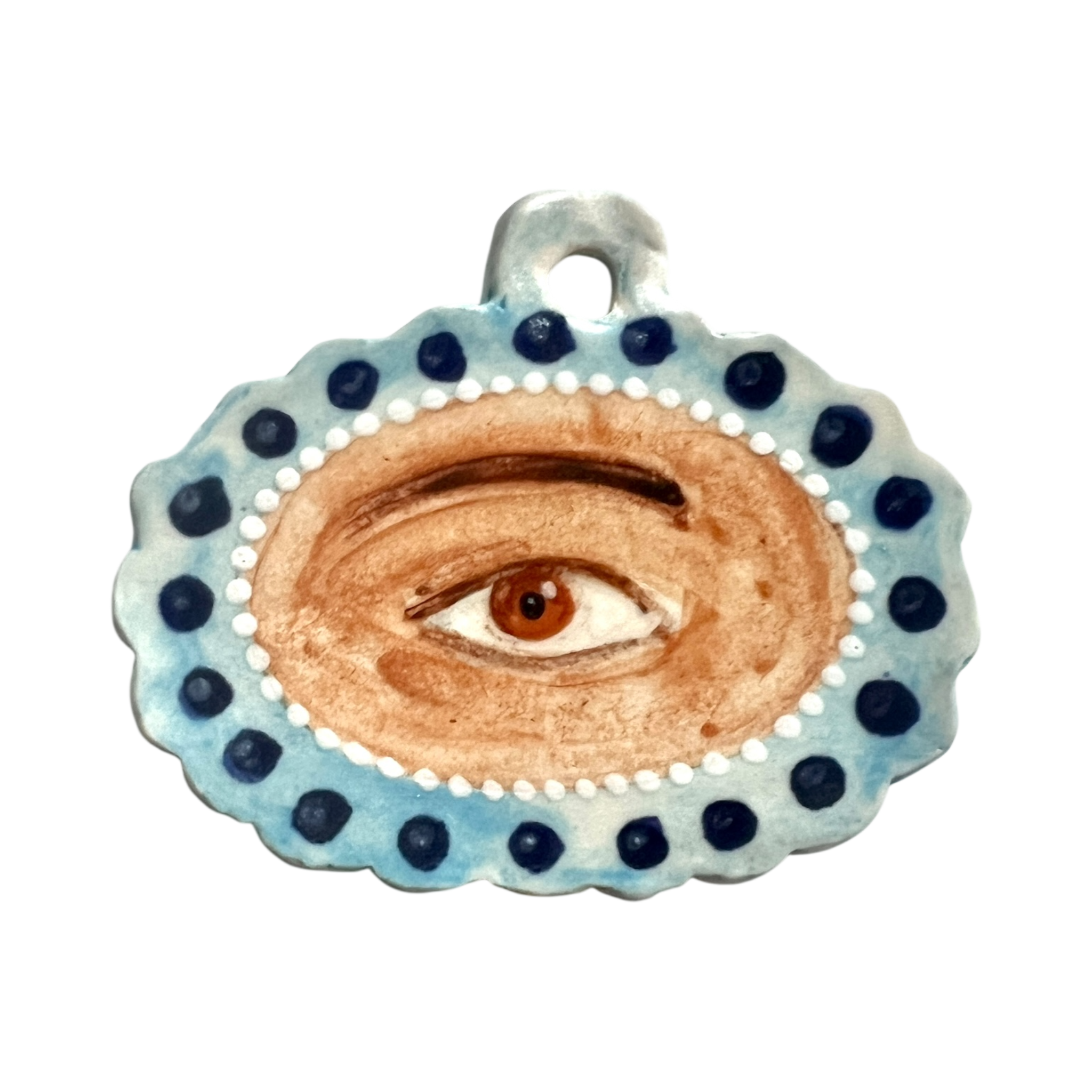 No. 184 Handmade Ornament - London Blue Topaz