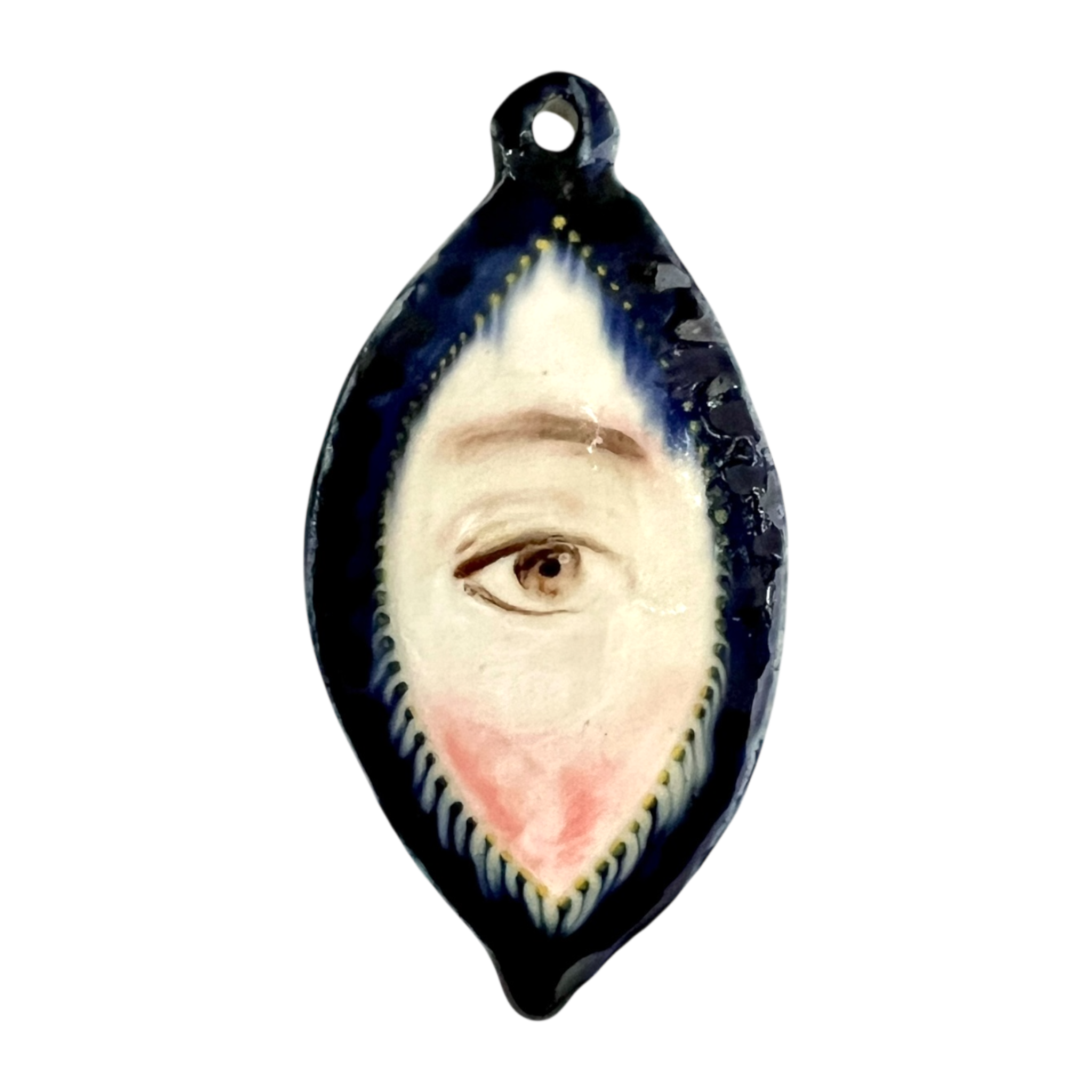 No. 164 Handmade Ornament - Flow Blue