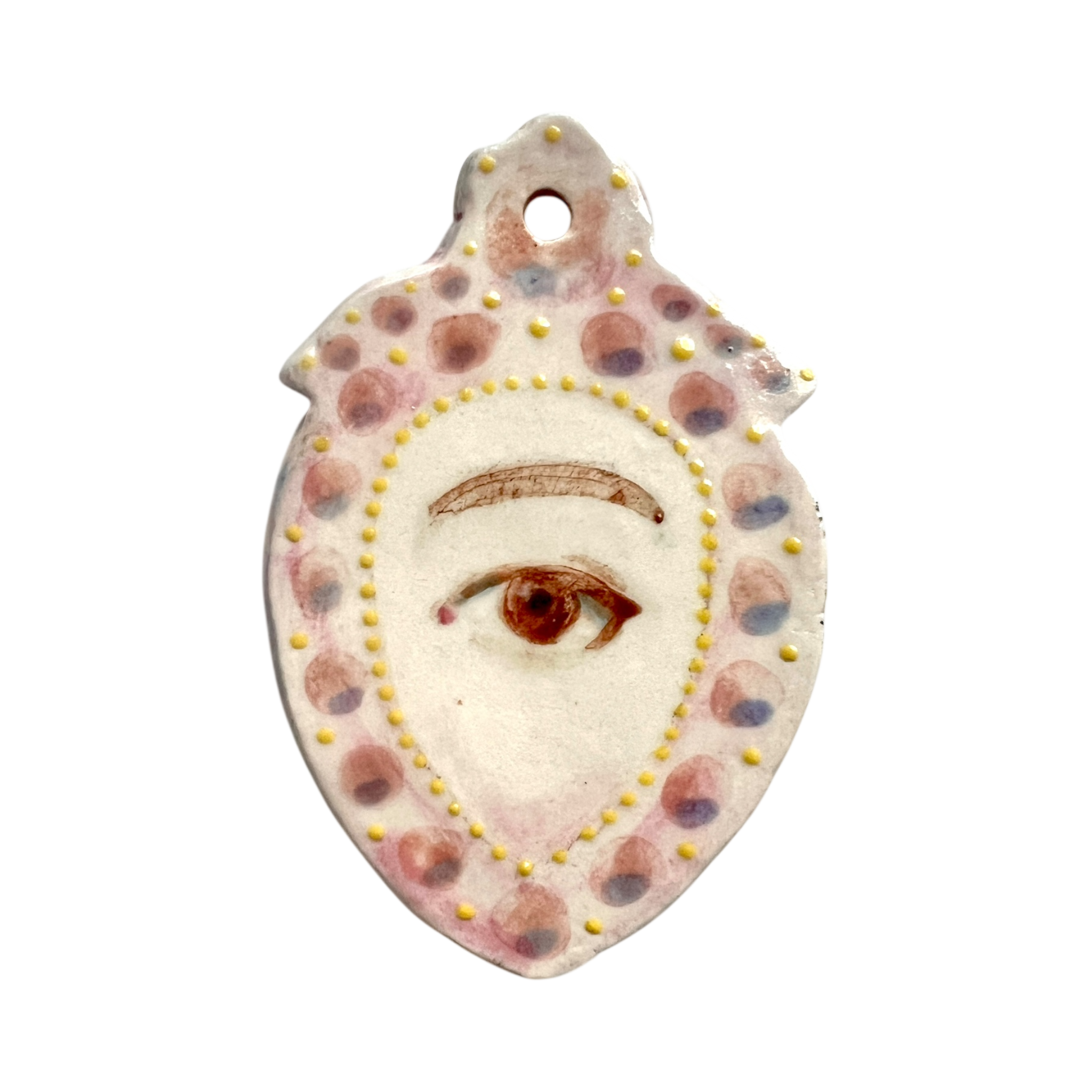 No. 176 Handmade Ornament - Pink Topaz